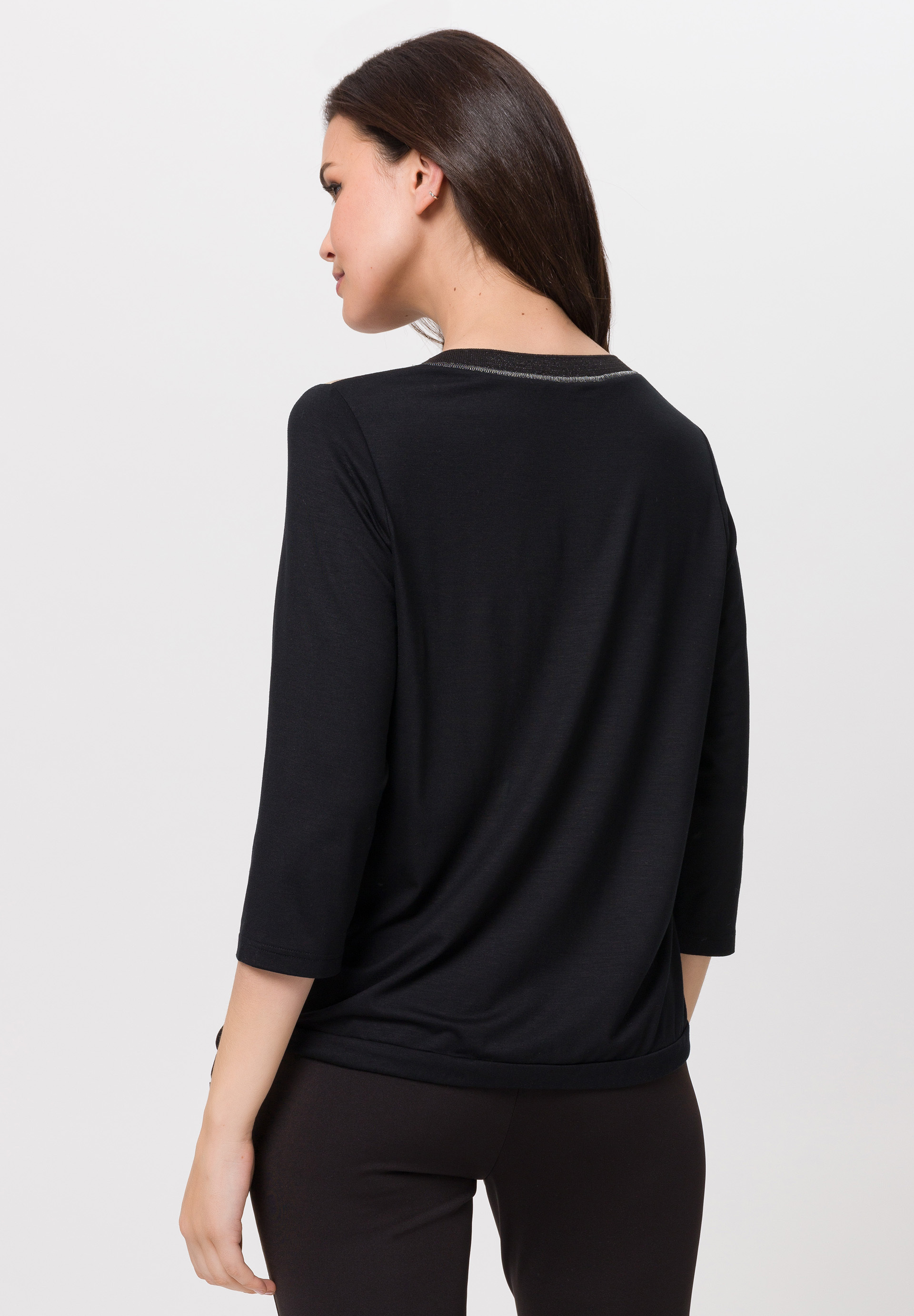 Shirt mit gemusterter Front - Bild 2 Shirt mit gemusterter Front - Bild 2