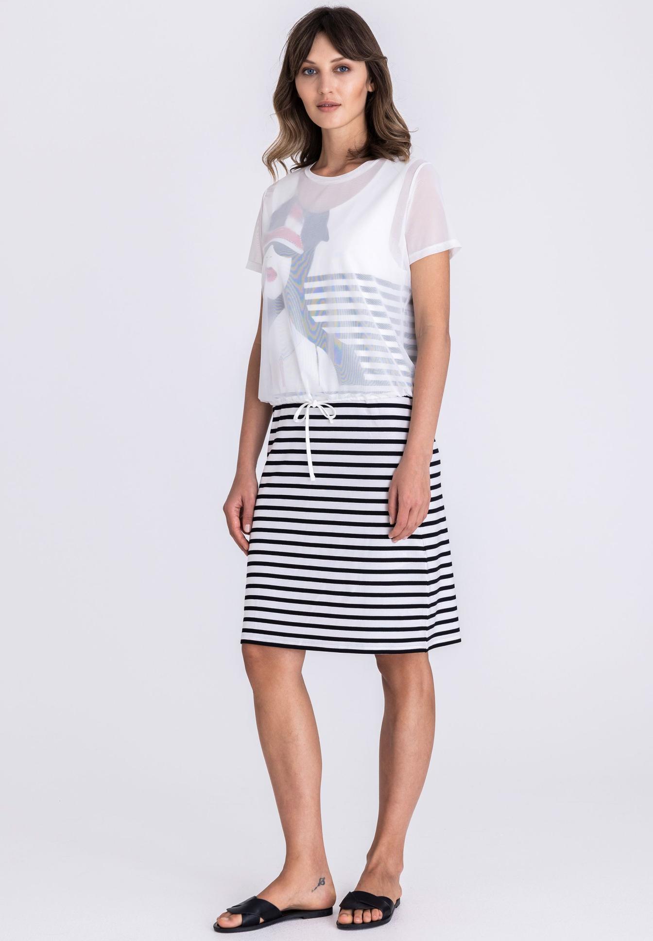 Dress with tie - Product Image 1