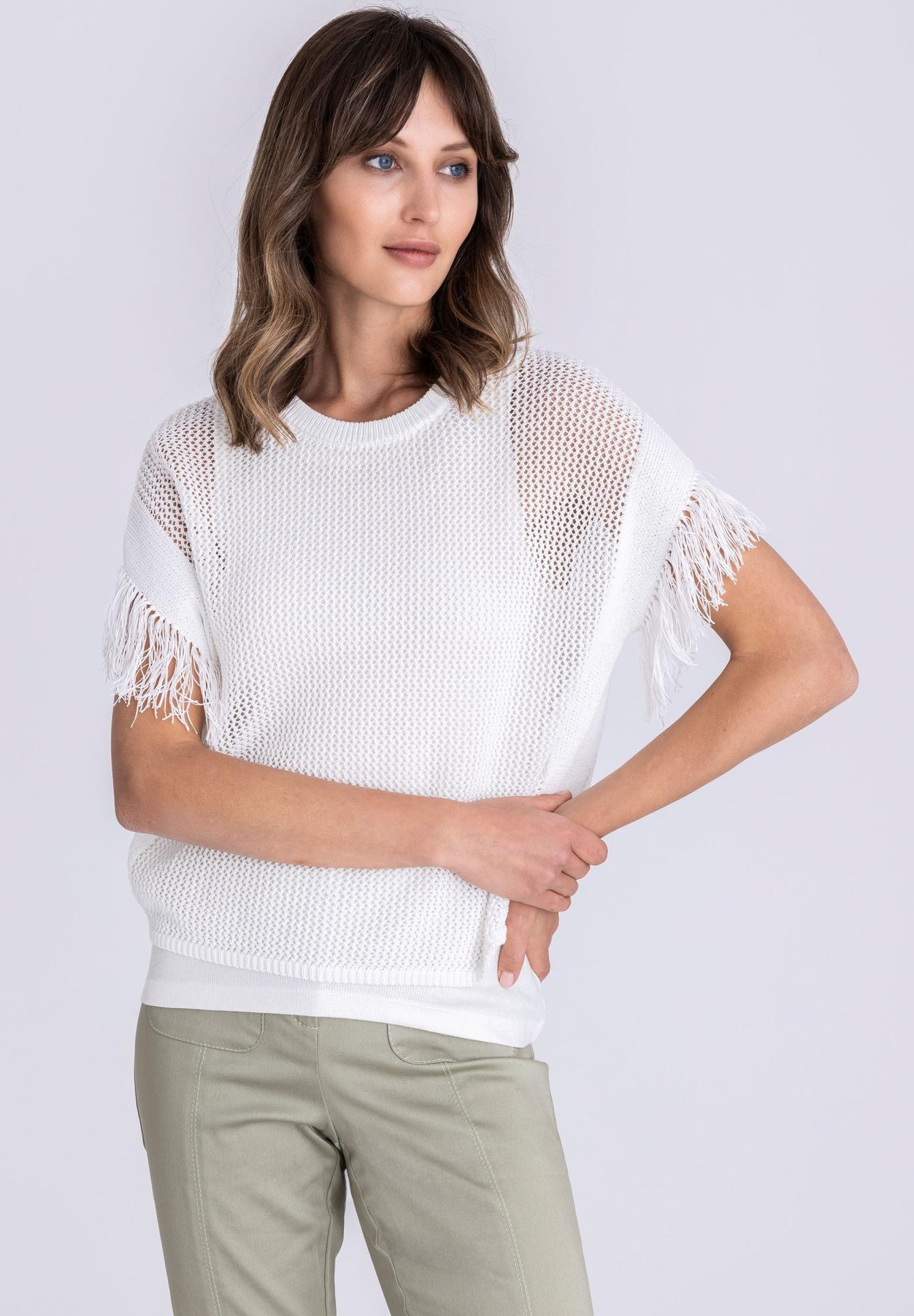 Pulli mit Fransenbesatz - Produktbild 1