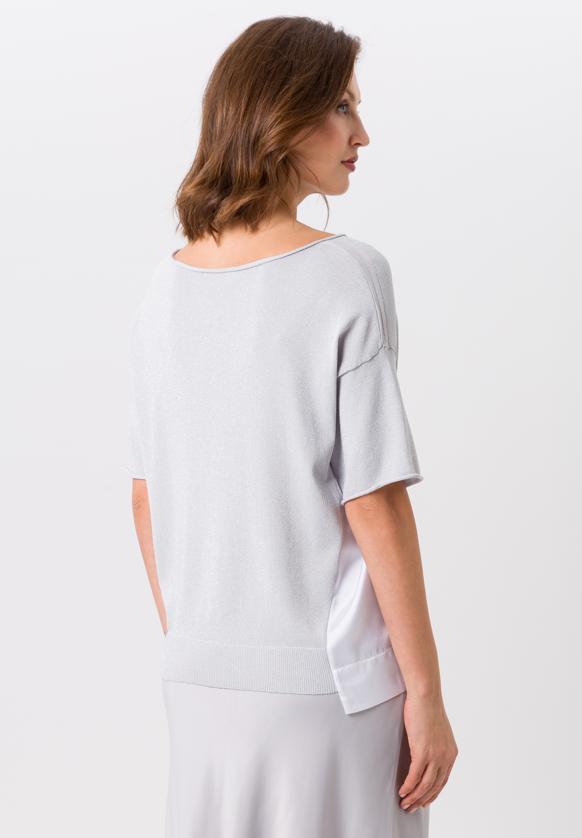 Shirt mit Satinbesatz - Bild 2