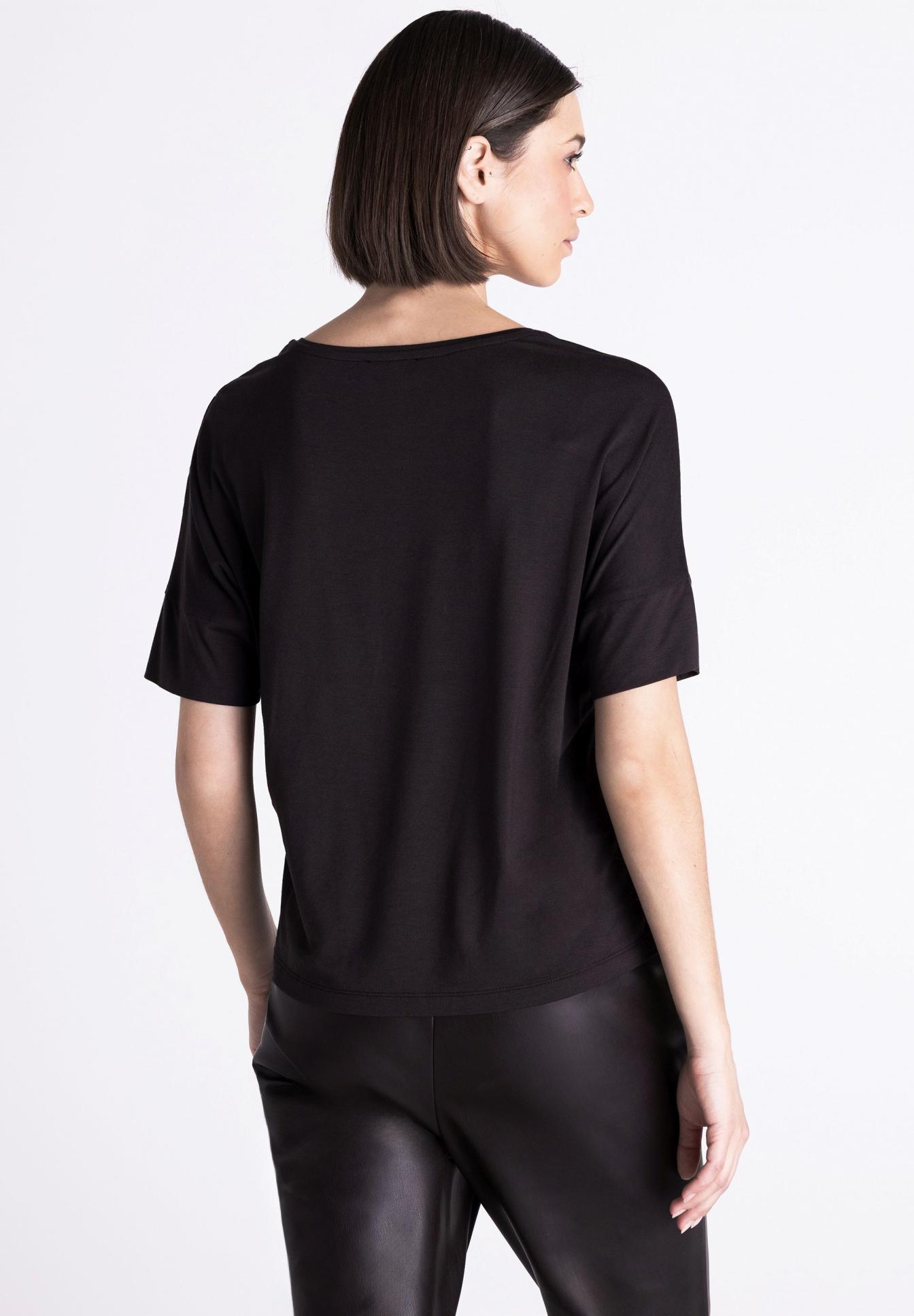 schwarz, T-Shirt, Rückansicht, Kurzarm, Kleidung, t-shirt, kurzärmlig, schwarz, baumwolle, rückseite, T-Shirt, Kurzarm, Schwarz, Rundhals, Baumwolle, Schwarz, T-Shirt, Kurzarm, Rundhals, Baumwolle?