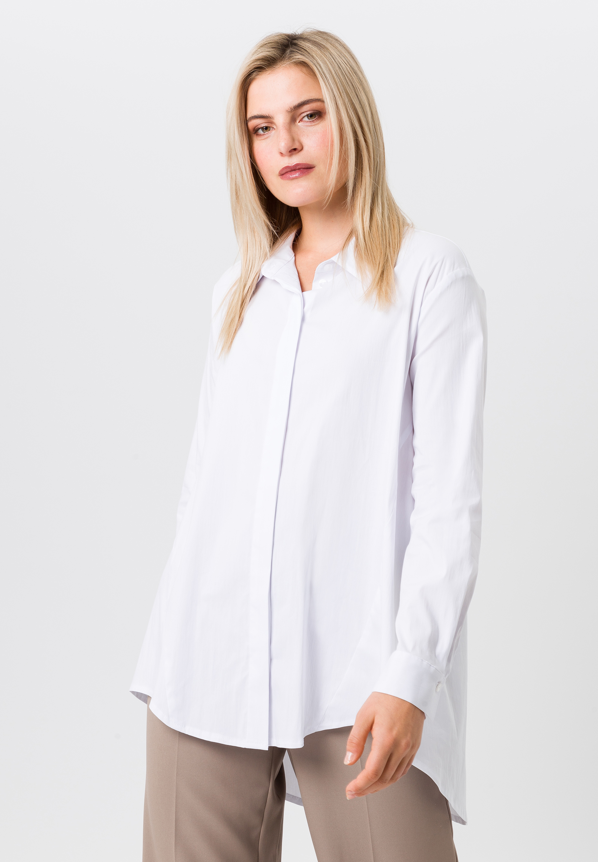 Longbluse mit verlängerter Rückseite - Bild 1