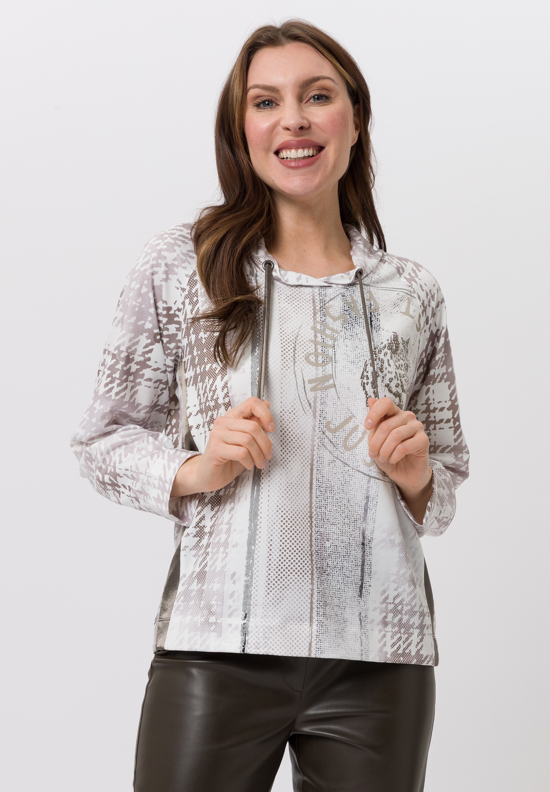 Sweatshirt With animal print detail - Product Image 1