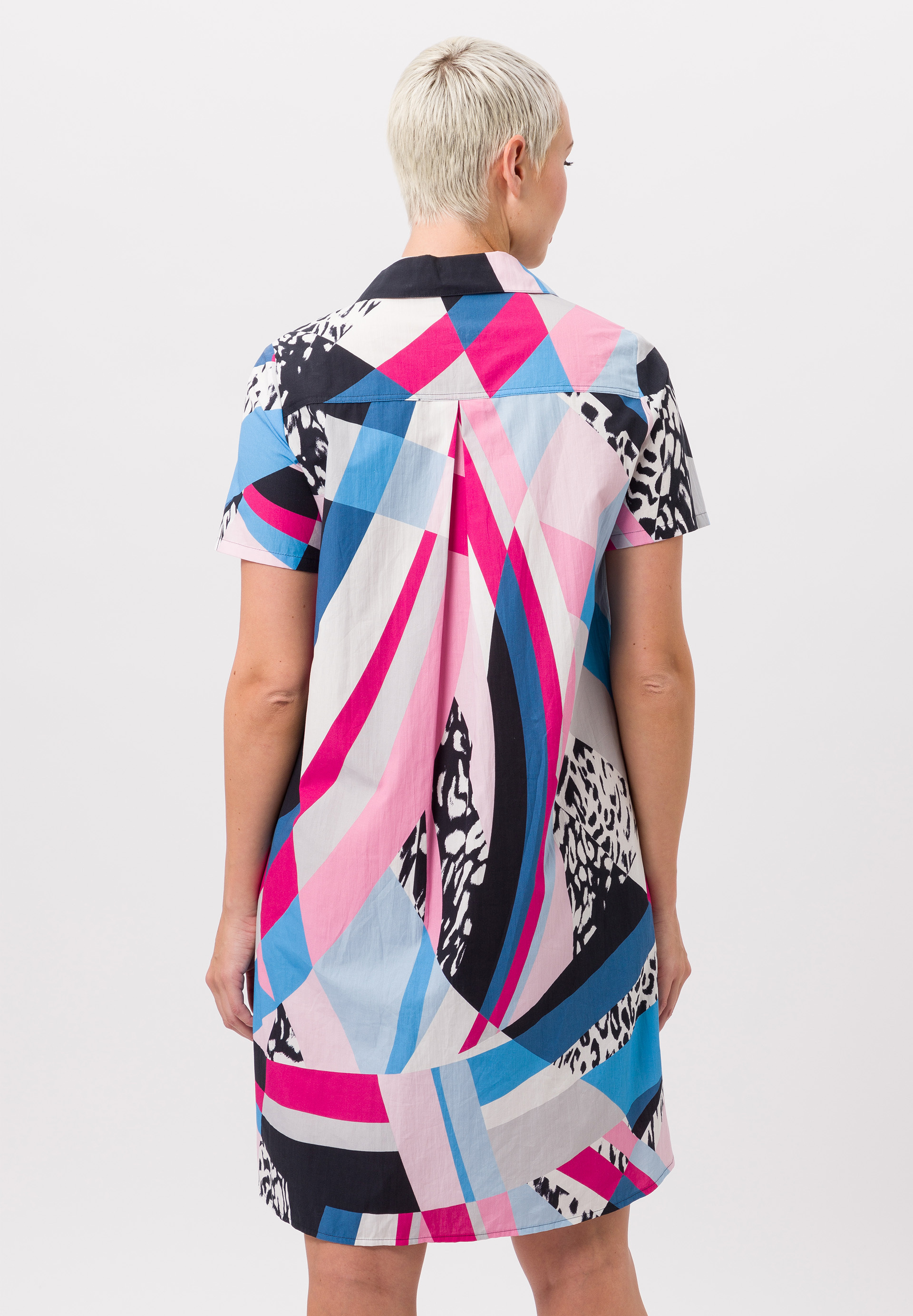 Kleid mit grafischem Alloverprint - Bild 2