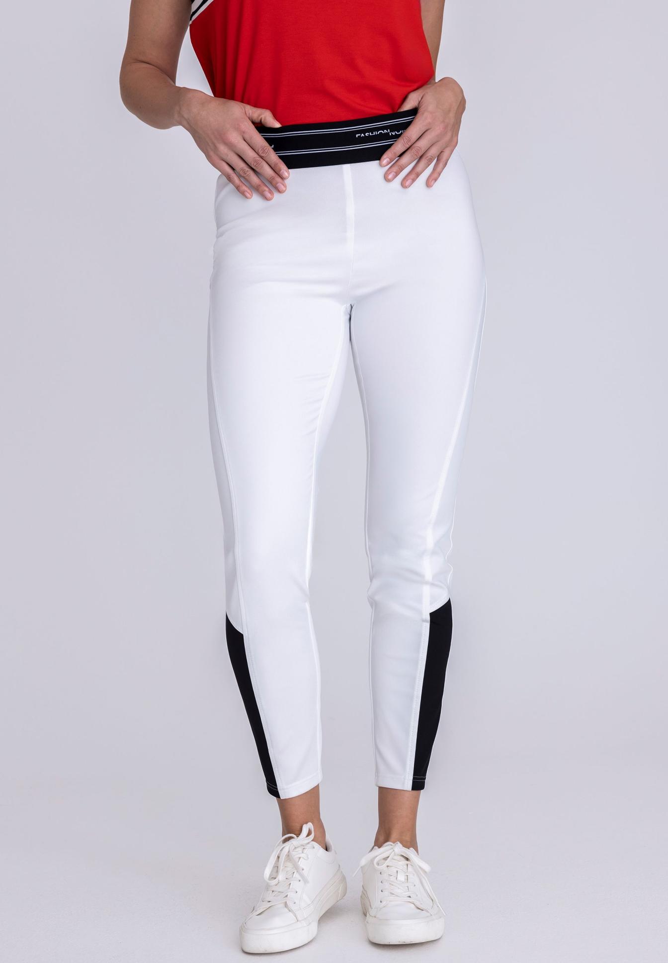 Trousers with contrasting band - Product Image 1