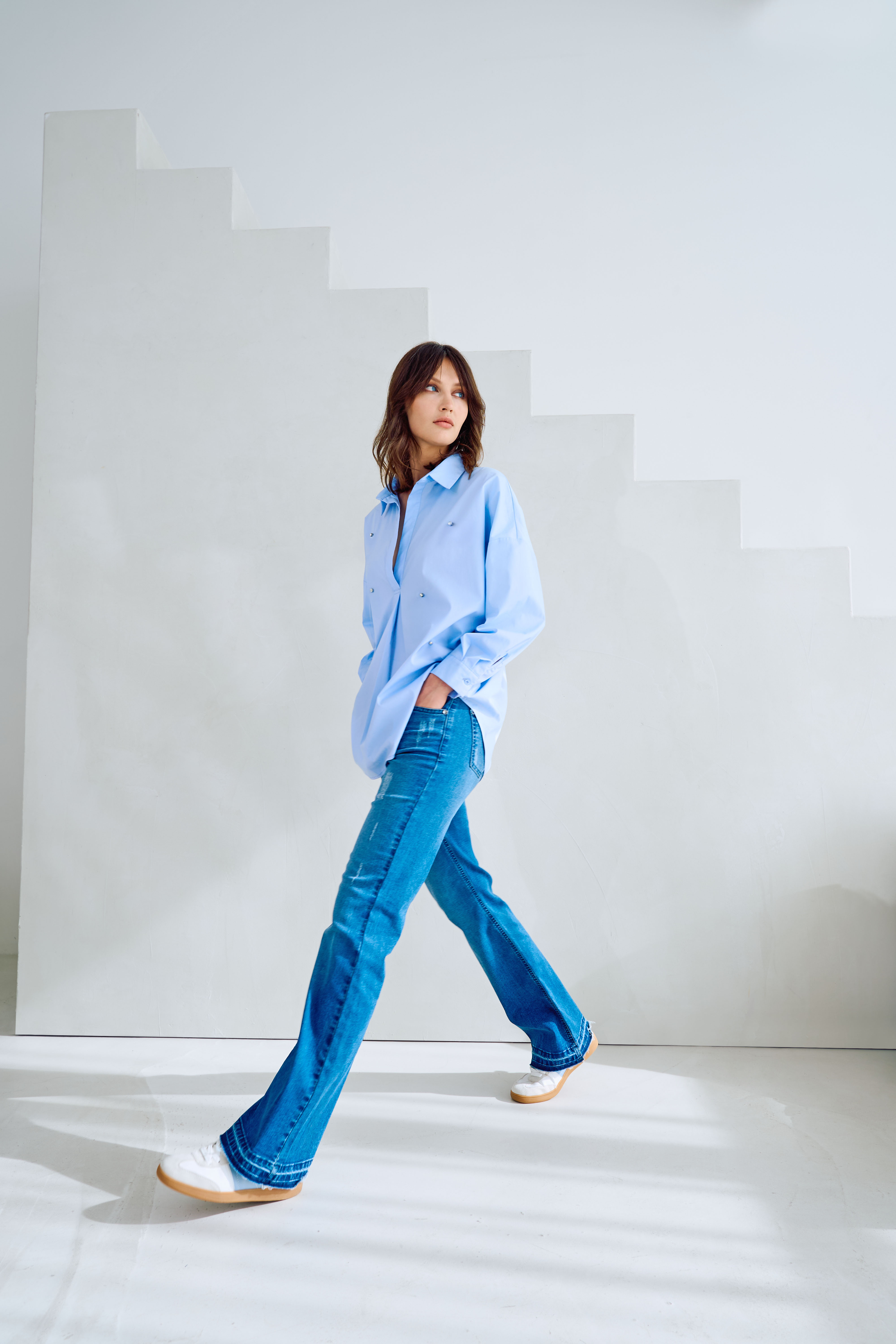 Paarweise Hemd, Hemdbluse, Kleidungsstück, Jeans, Sneaker