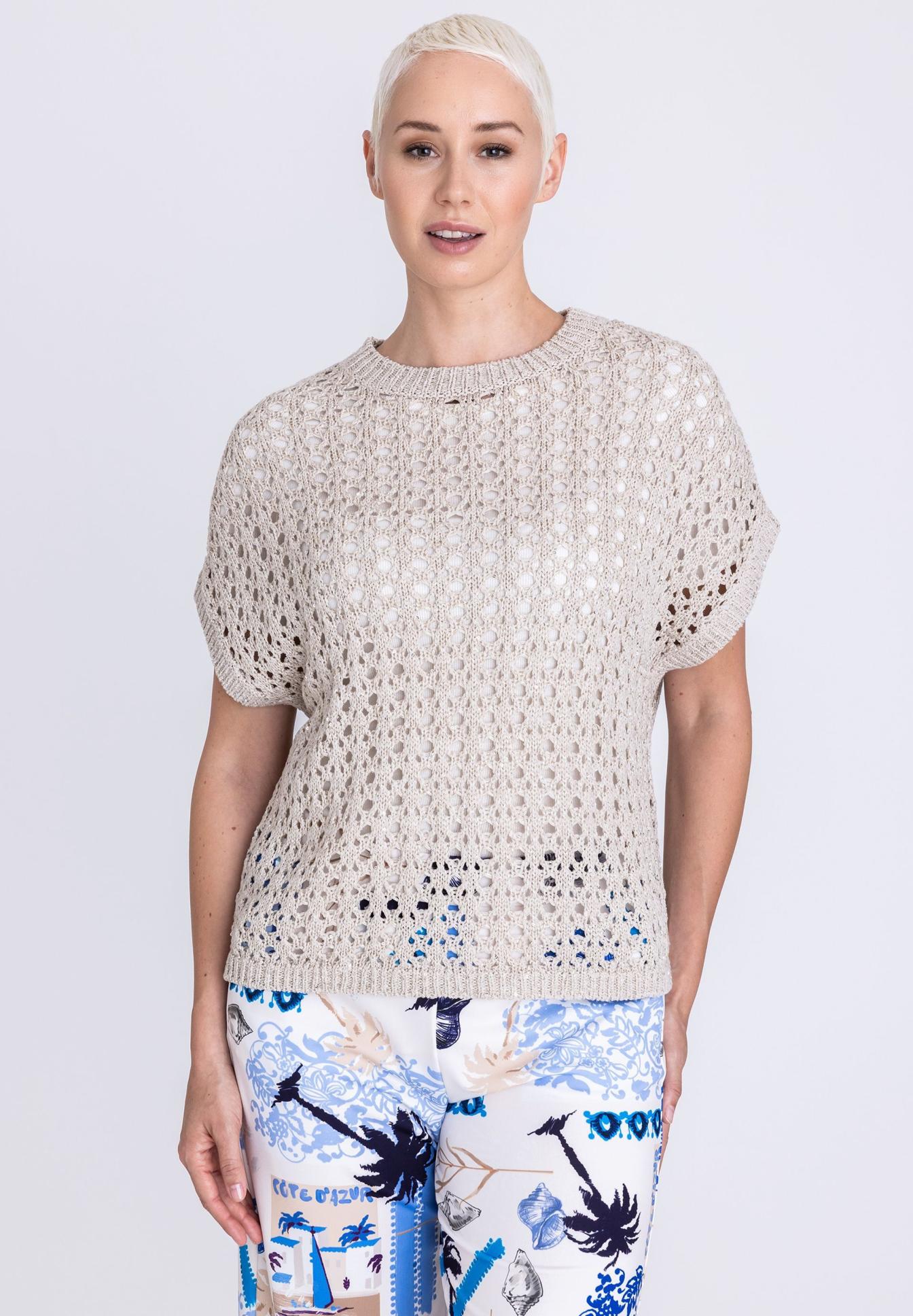 Pulli mit Lochstrickmuster - Produktbild 1