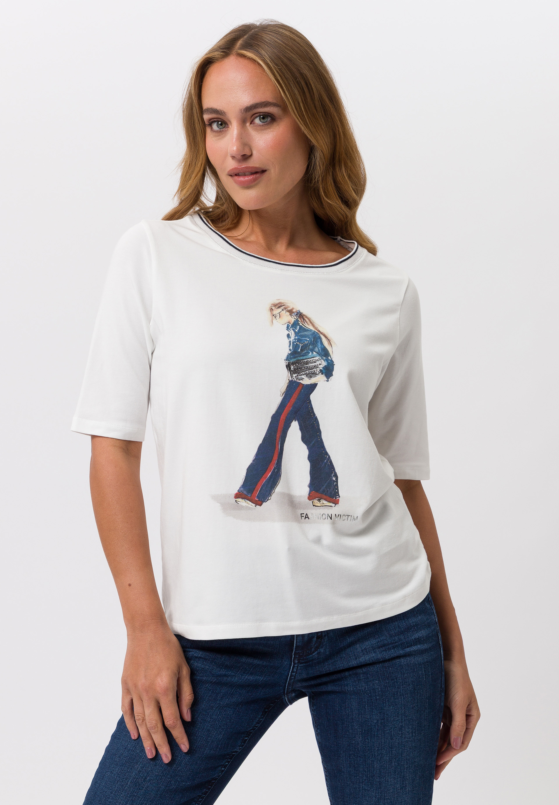 Shirt mit Fashion-Print