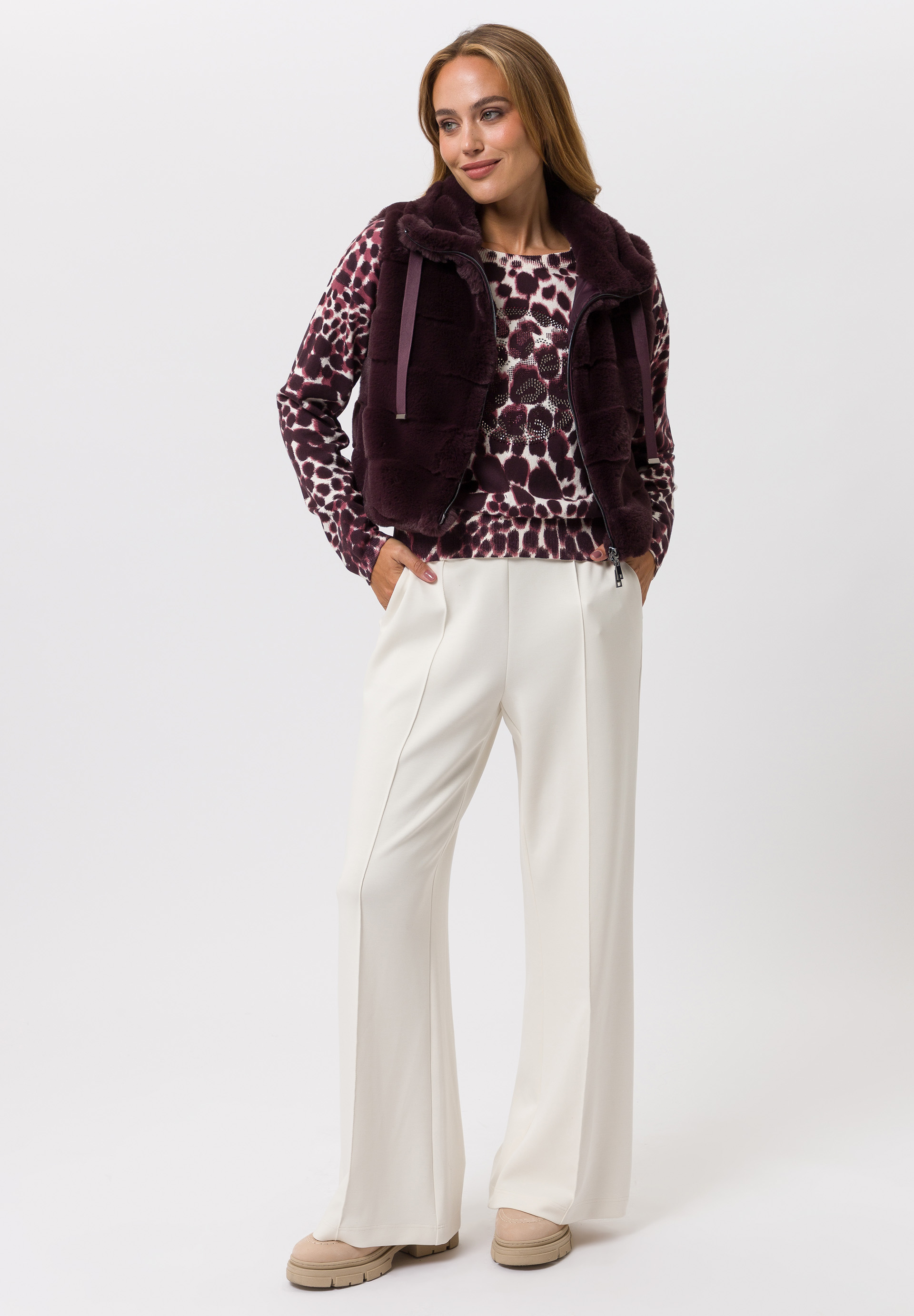 Jacke, Hosen, Langarm, Person, Frau