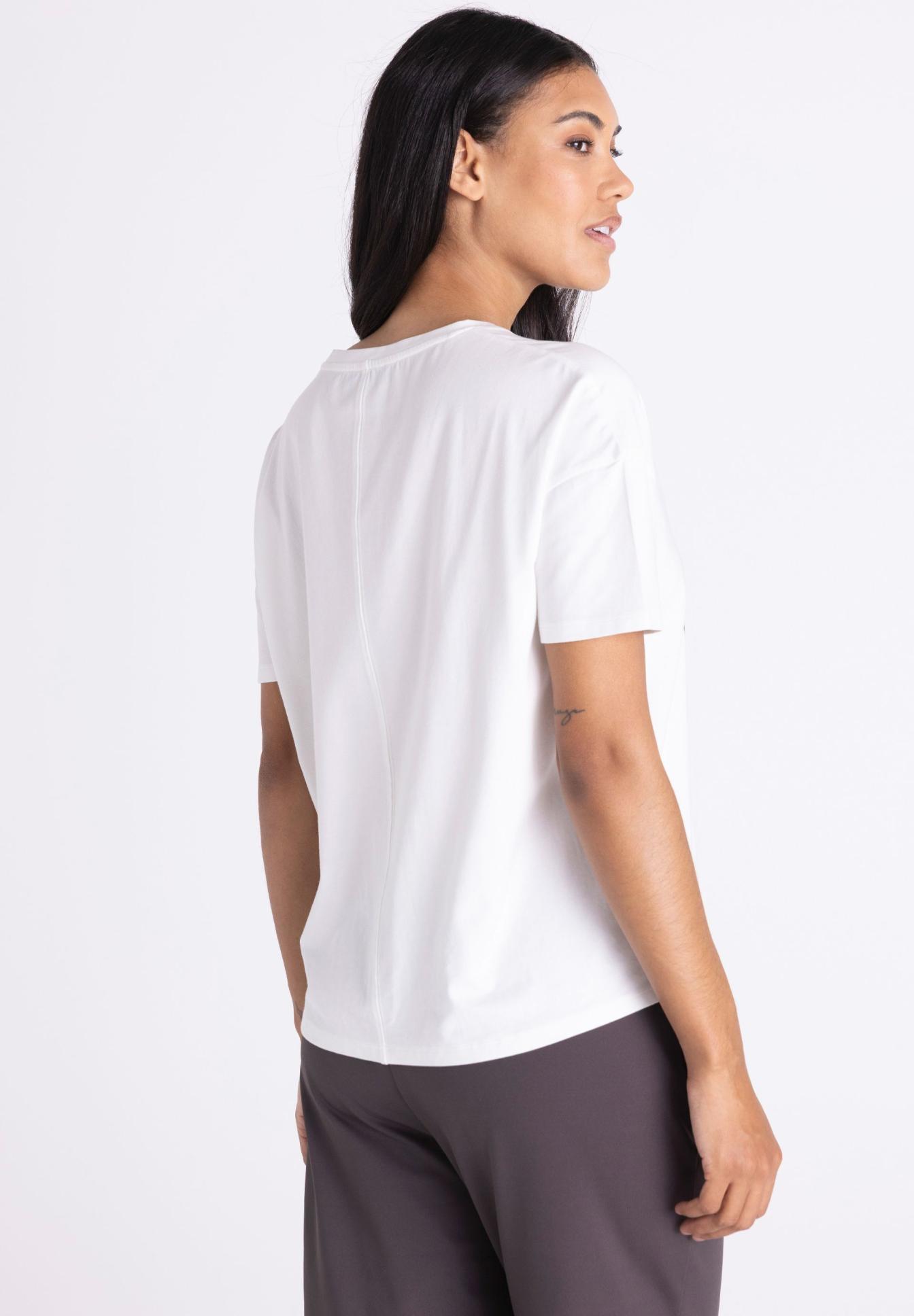 T-Shirt, weiße T-Shirt, Kurzarm, Rückseite, gerade Passform, T-Shirt, Weiß, Kurzarm, Rückenansicht, leichte Oberteil, T-Shirt, Kurzarm, Weiß, Rundhals, Lose Passform, T-Shirt, Kurzarm, Weiß, Rückansicht, Baumwolle?