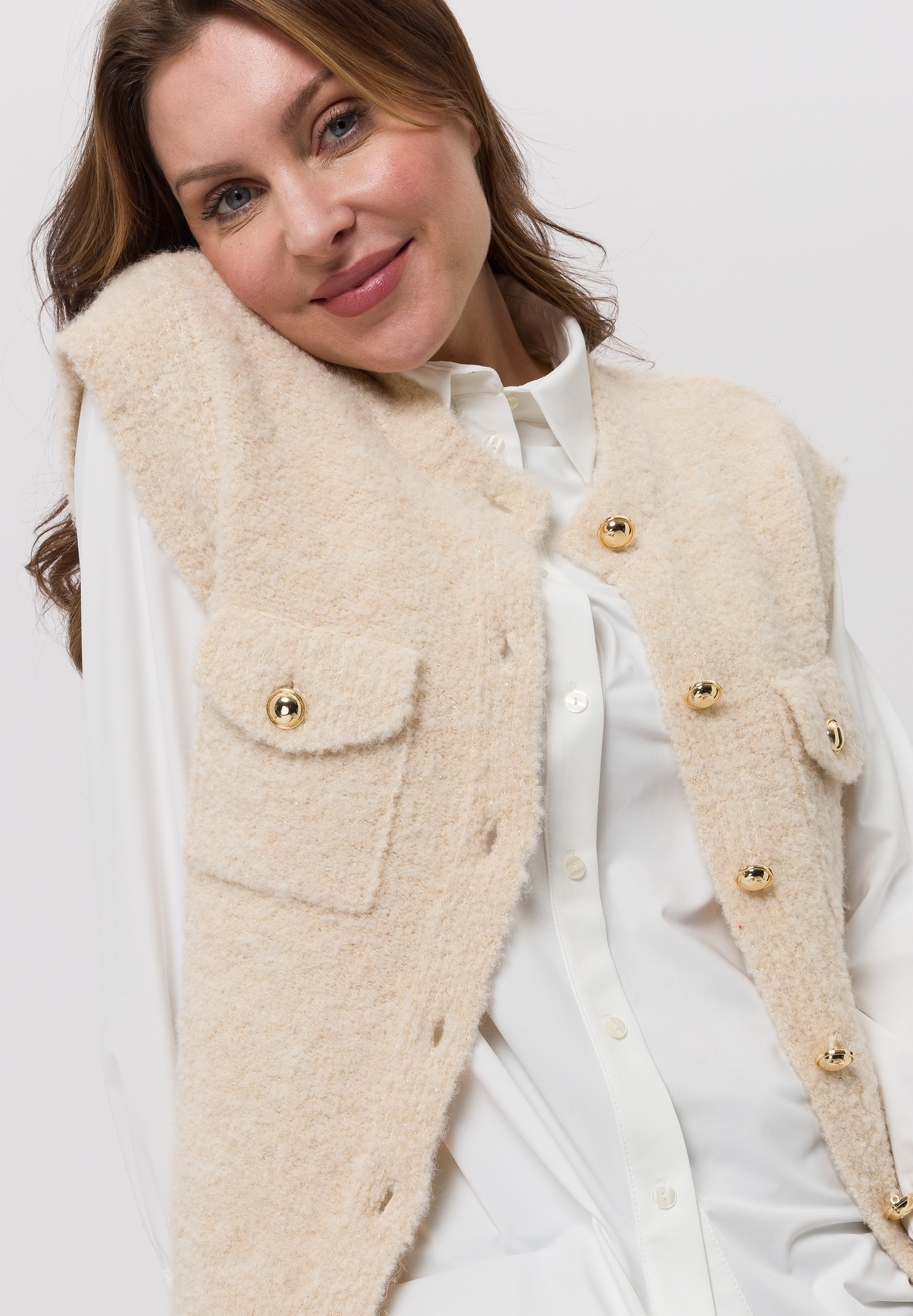 Bekleidung, Strickwaren, Pullover, Mantel
