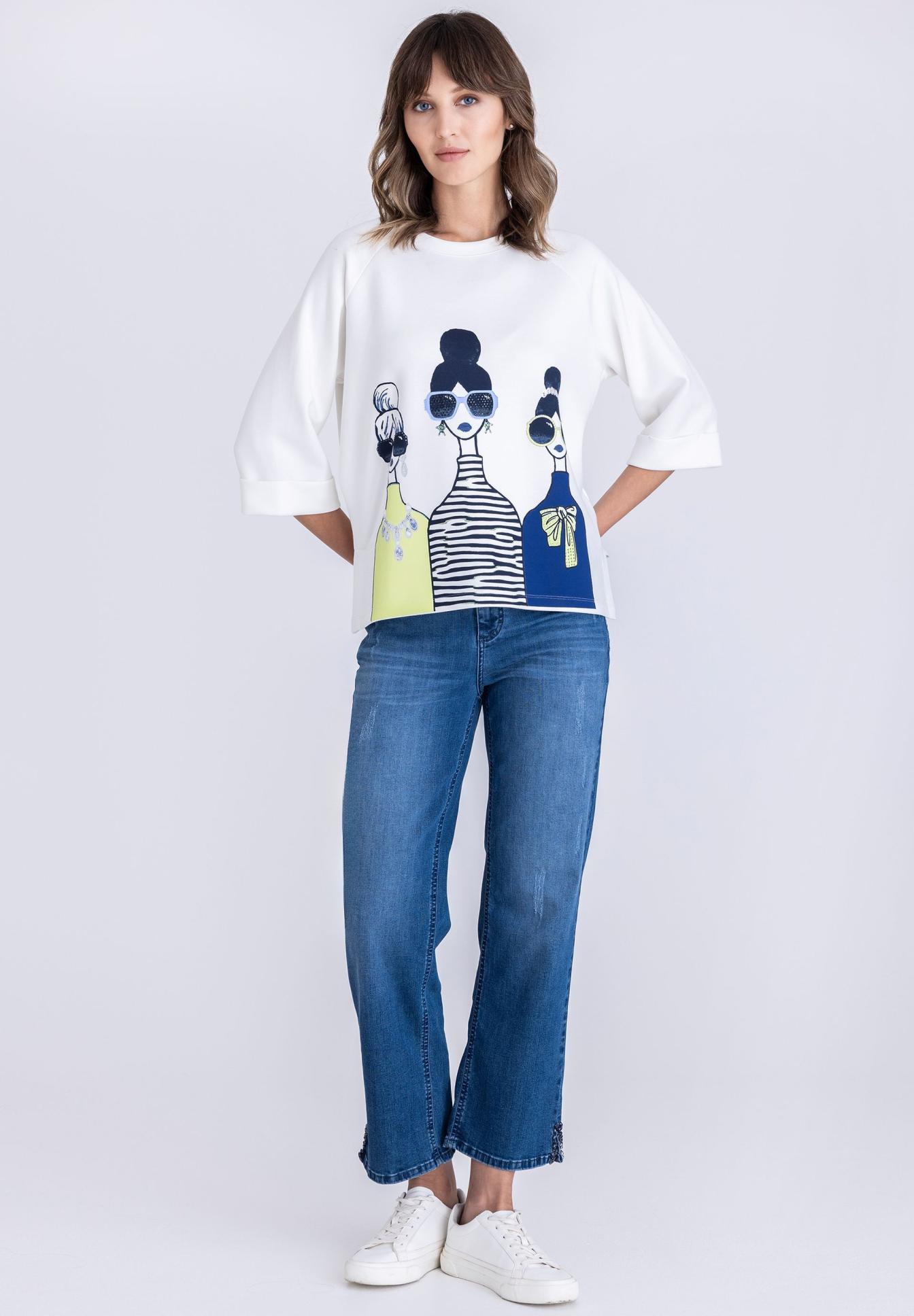 Sweatshirt mit Figurenprint - Produktbild 2