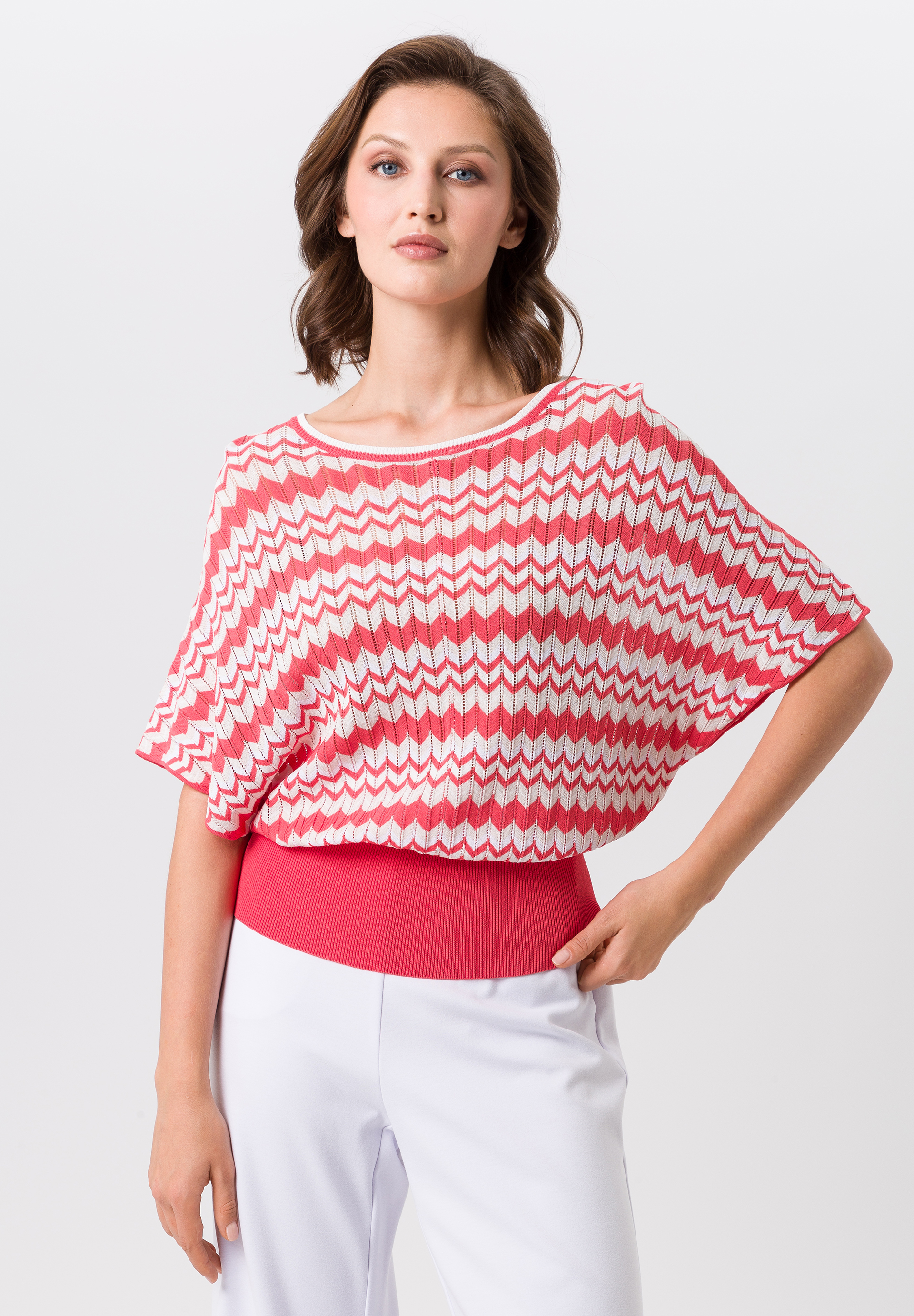 Strickpullover mit Strukturmuster Strickpullover mit Strukturmuster - Produktbild 1