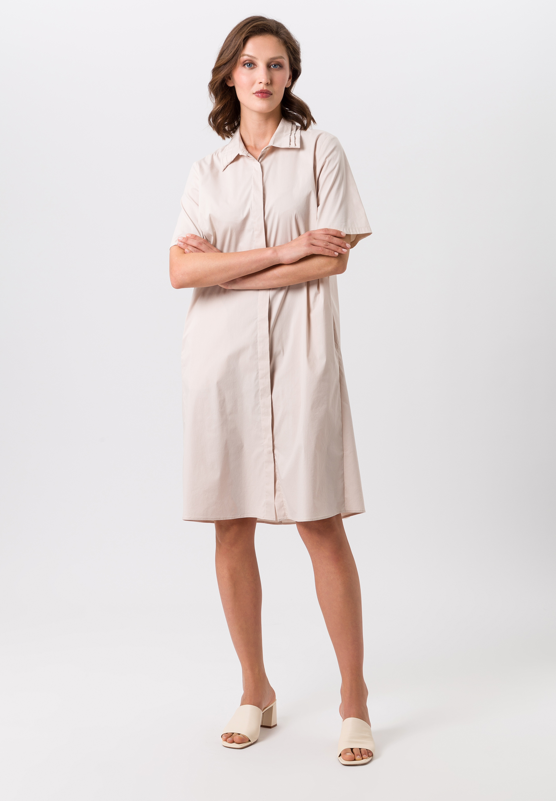 Blusenkleid mit verdeckter Knopfleiste - Bild 3