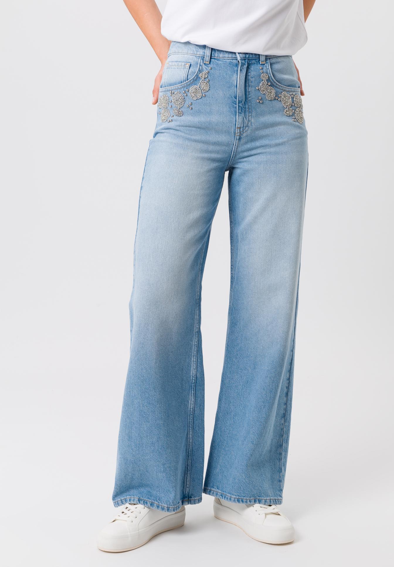 Hosen mit Perlenstickerei - Produktbild 1