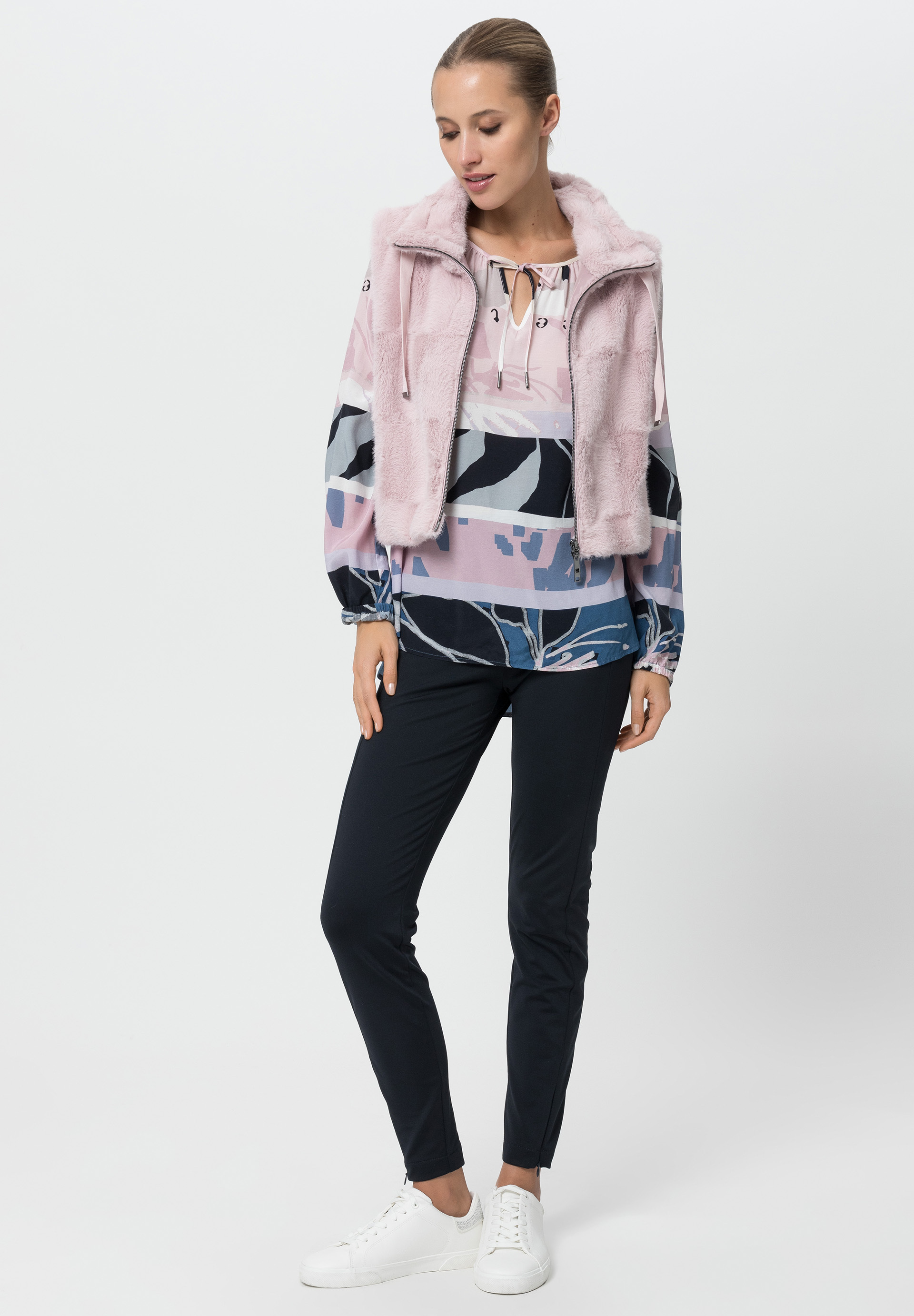 Slip blouse with all-over print - Product Image 2