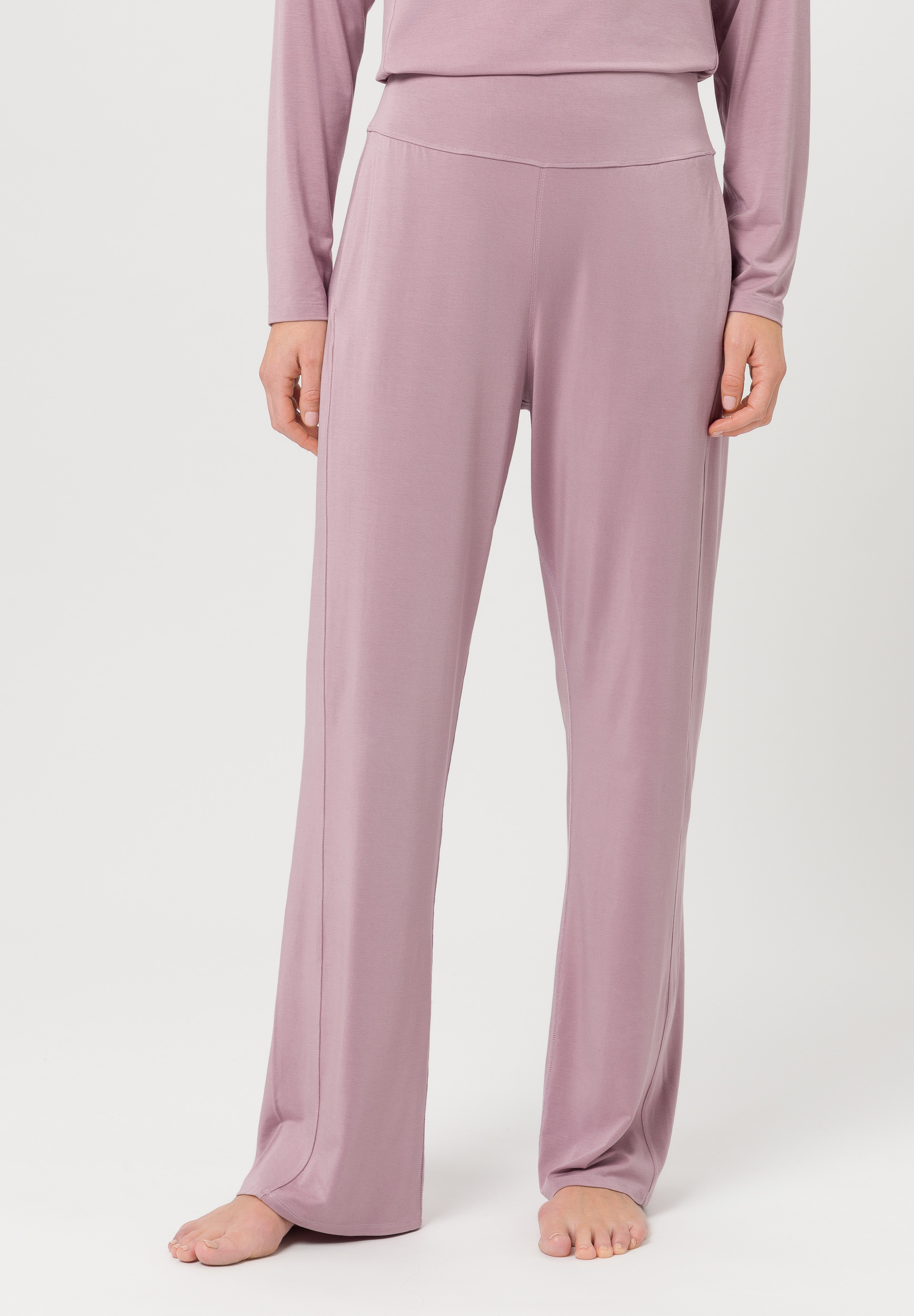 Schlafhose mit weitem Bein aus hautsympatischen Jersey