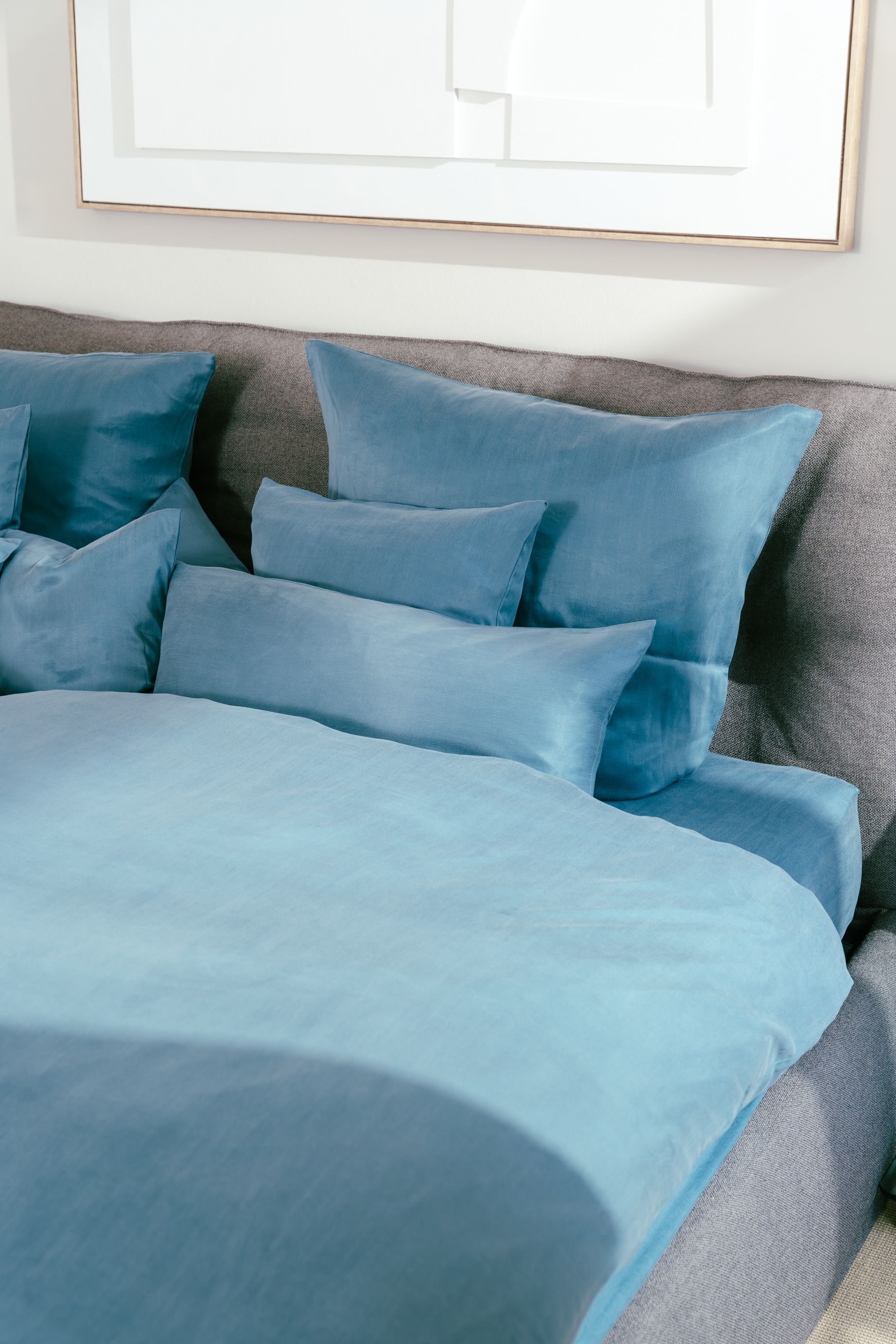 Duvet cover Made from cupro in 155 x 220 cm - Bild 2 Duvet cover Made from cupro in 155 x 220 cm - Bild 2