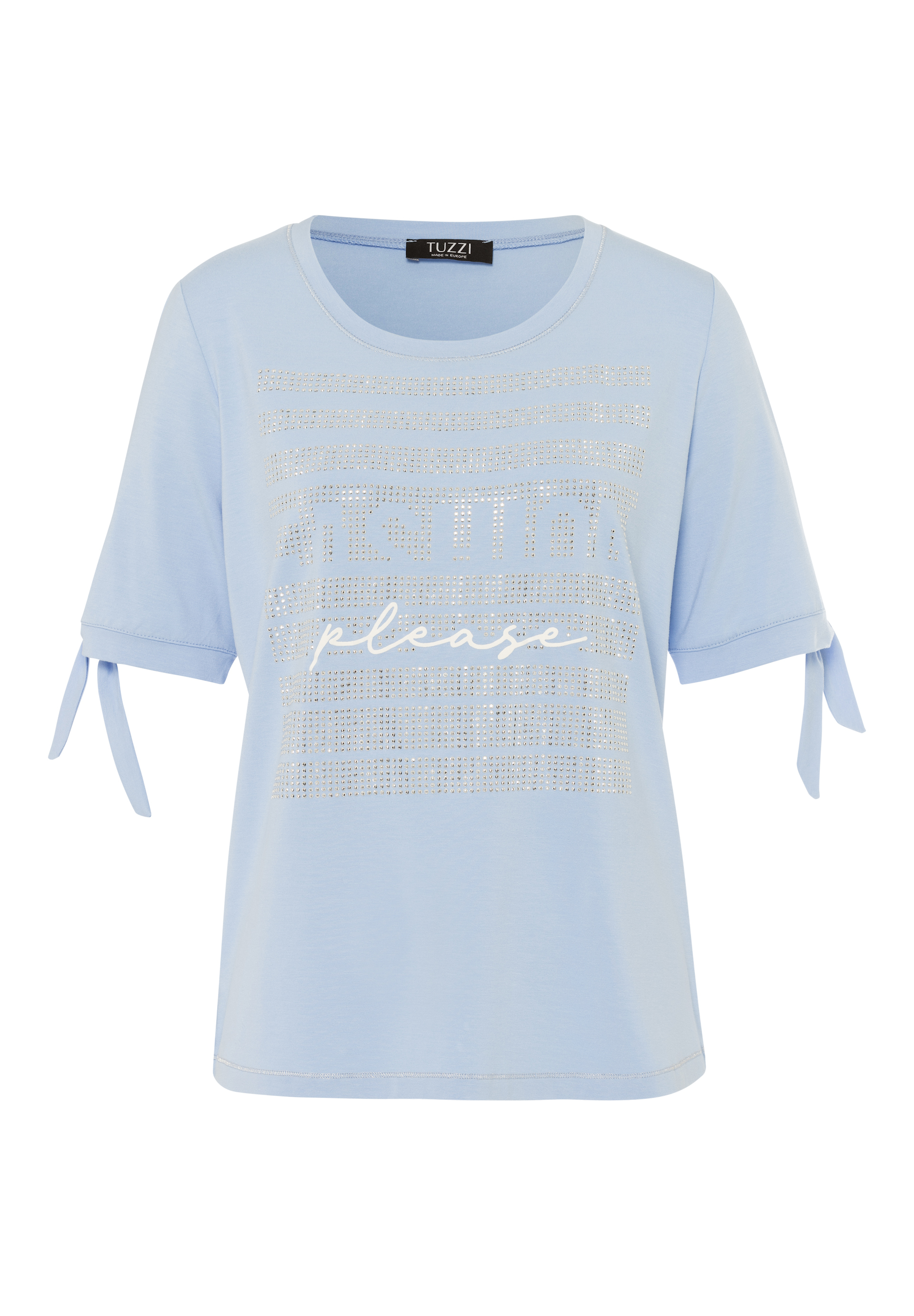 T-Shirt mit funkelndem Schriftzug - Produktbild 1