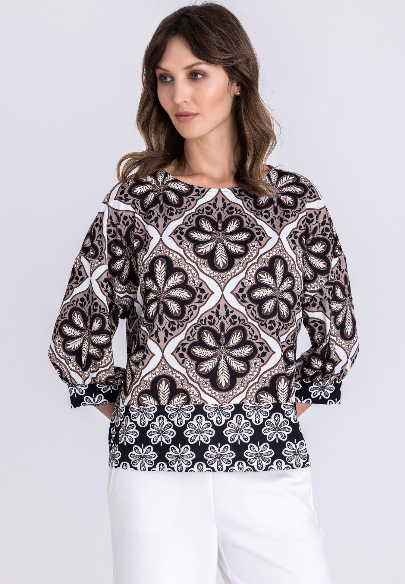 Bluse mit elastischem Bund - Produktbild 1