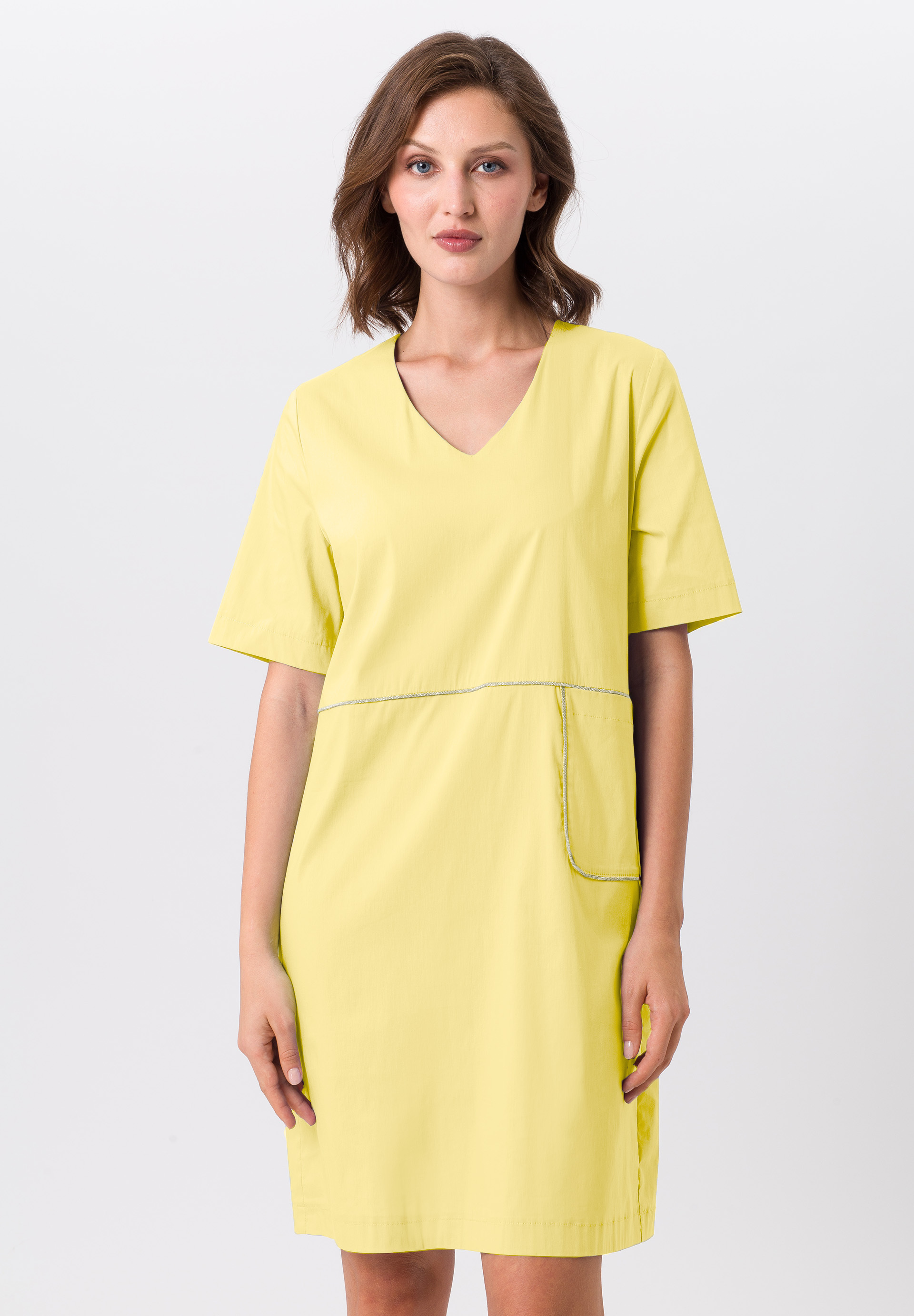 Kleid mit Glanzpaspel - Produktbild 1