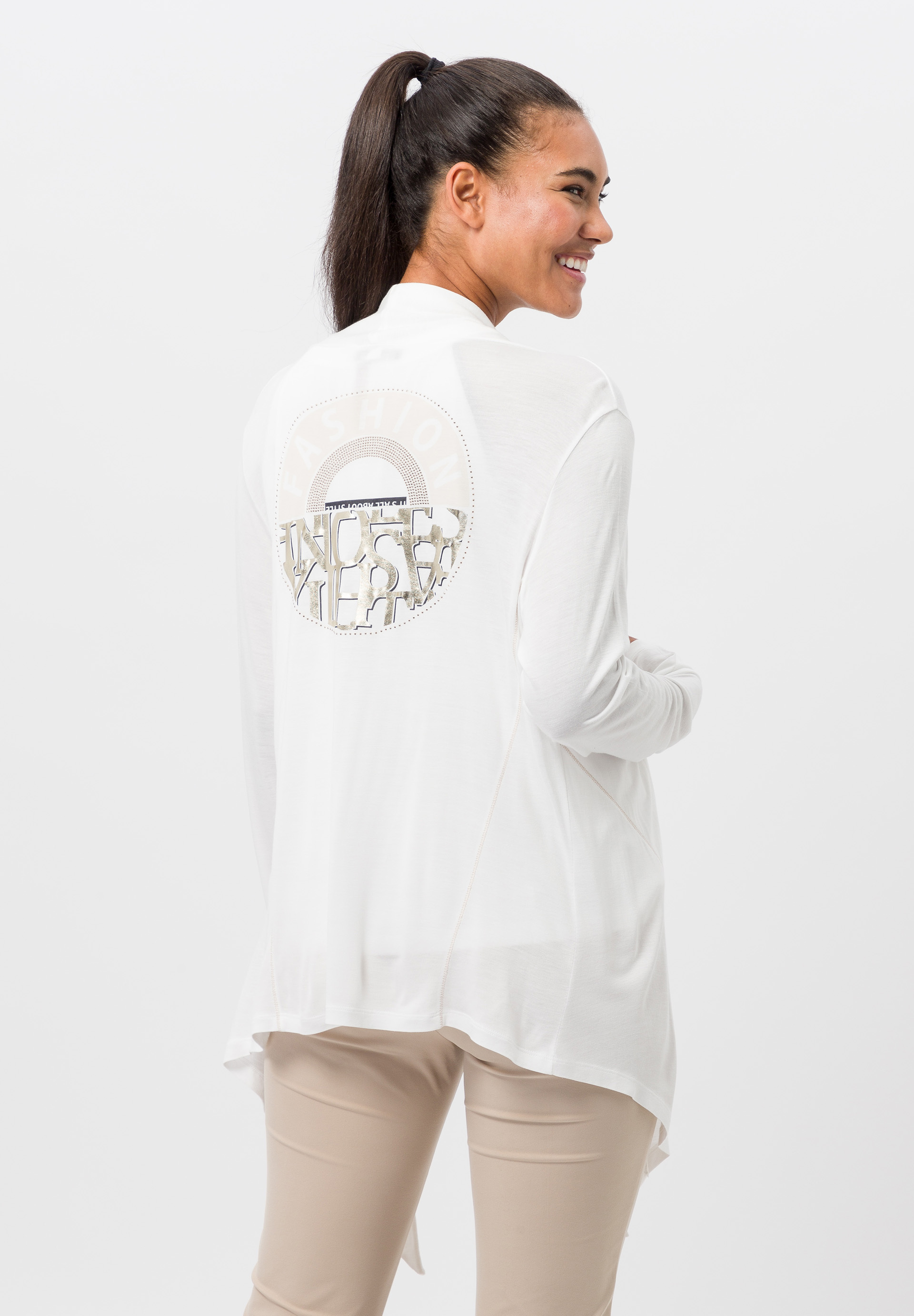 Leichtjacke mit coolem Rückenprint und Nieten - Bild 2