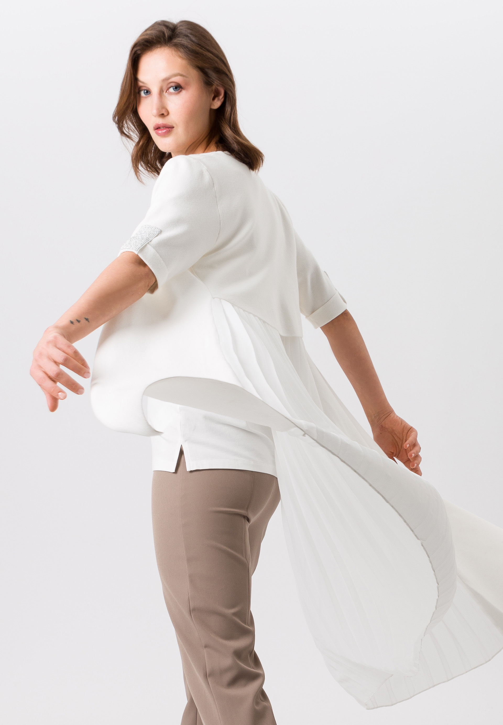 Cardigan mit offenem Schnitt - Bild 4 Cardigan mit offenem Schnitt - Bild 4