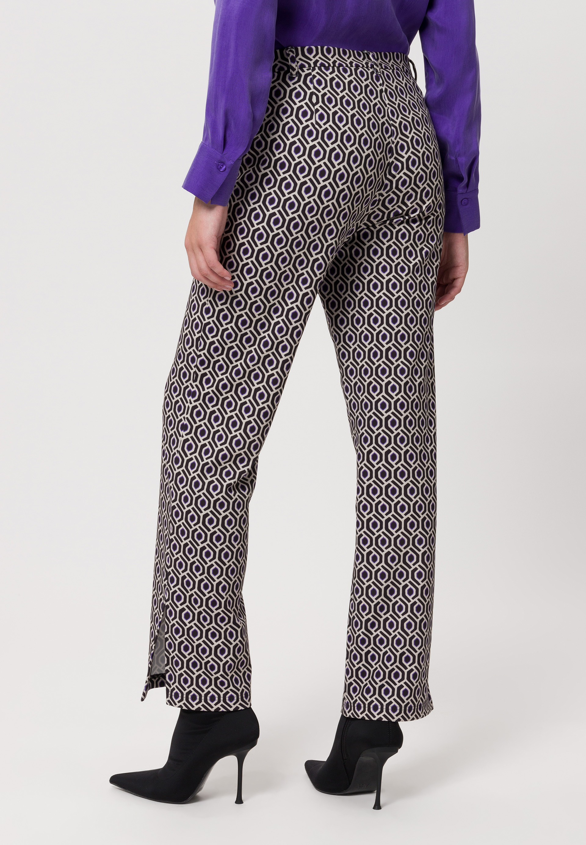 Trousers with striking all-over pattern - Bild 2 Trousers with striking all-over pattern - Bild 2