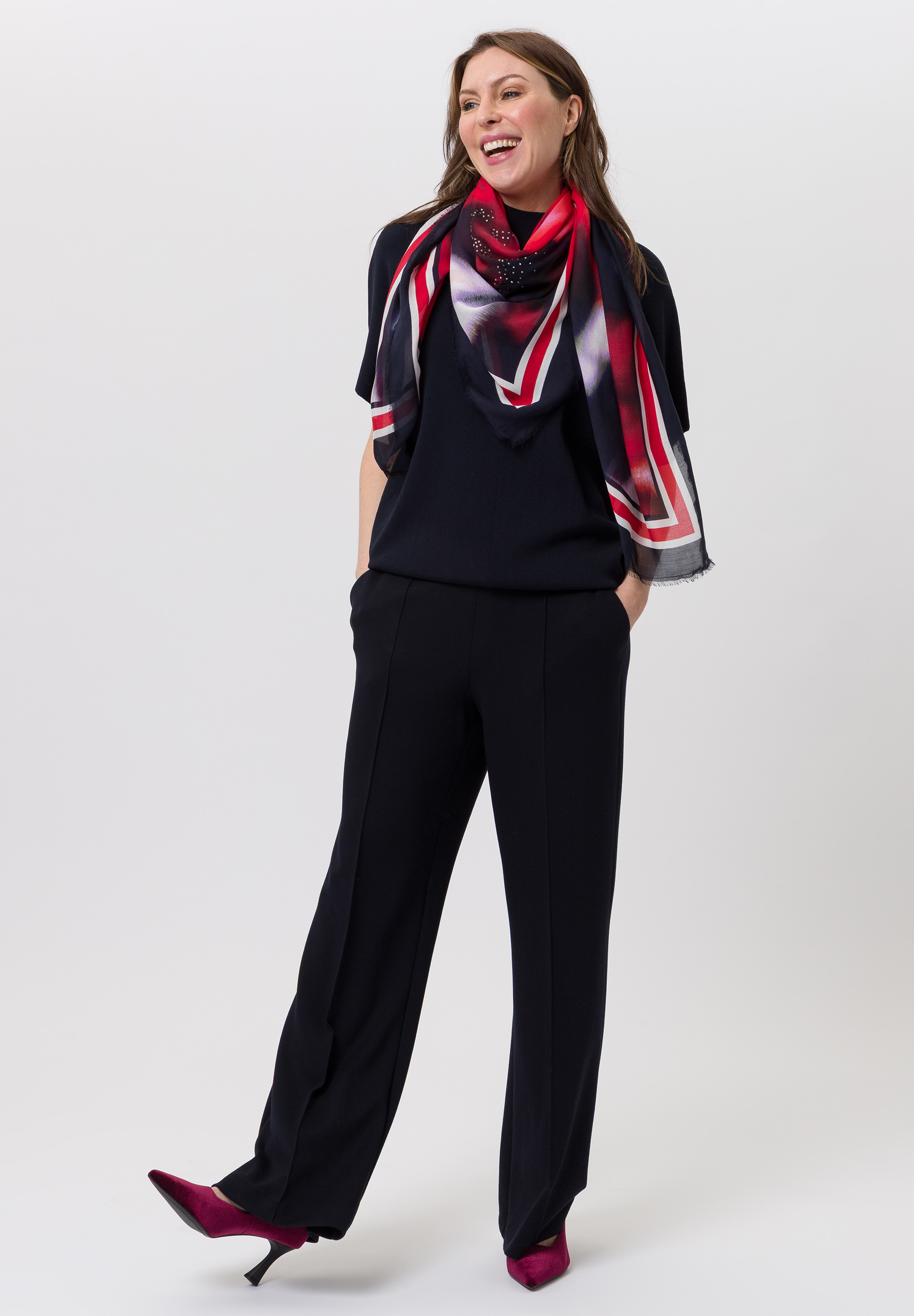 Trousers In a flared silhouette - Product Image 2