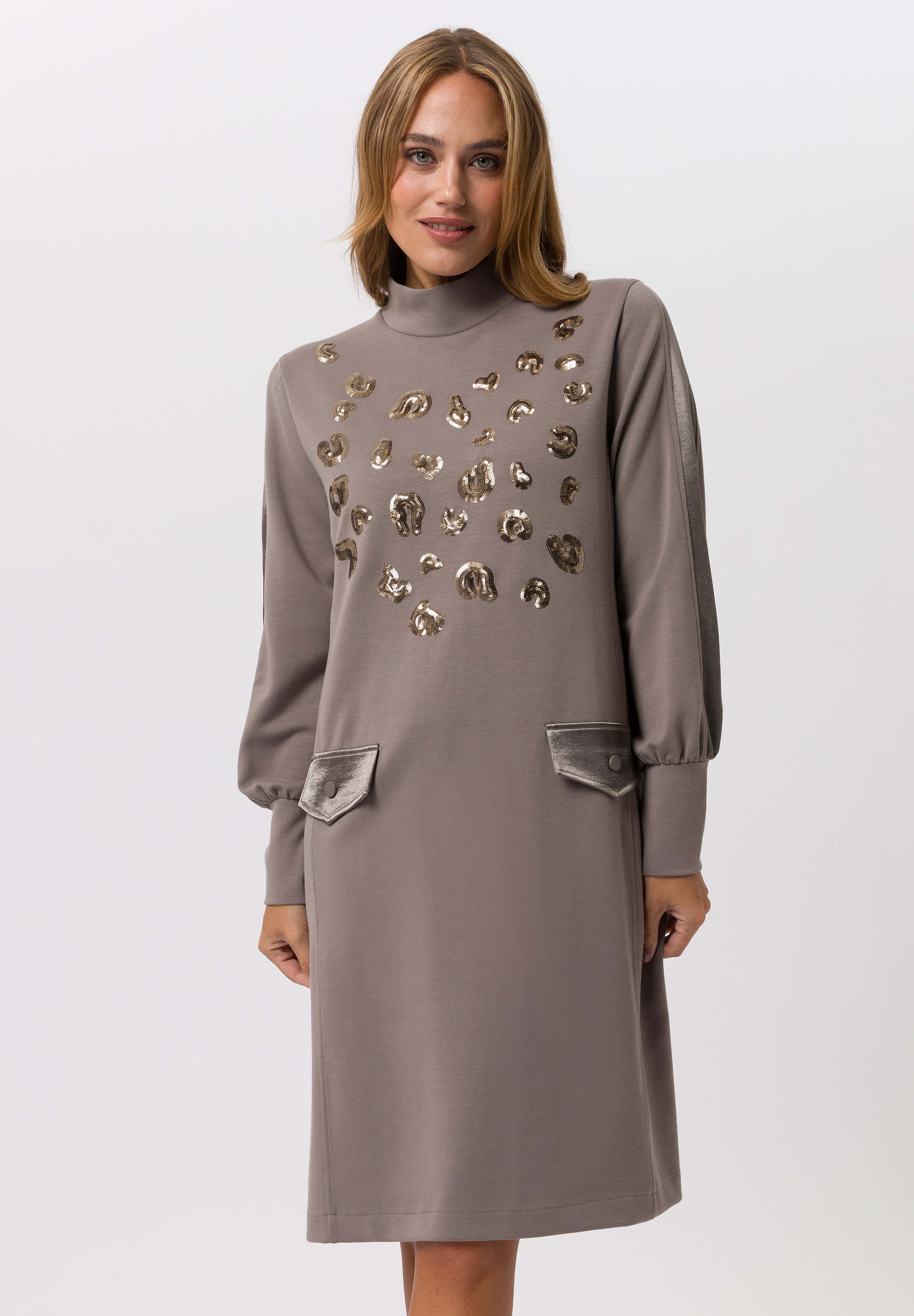 Kleid mit schimmernden Akzenten - Produktbild 1