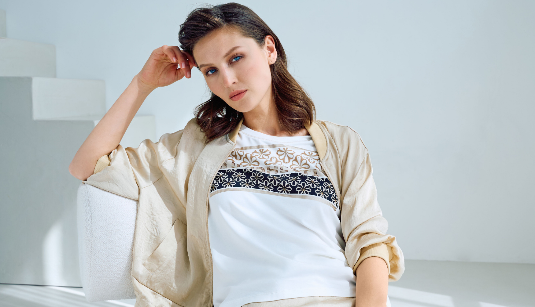 T-Shirt, Top, Bluse, Strickjacke, Print