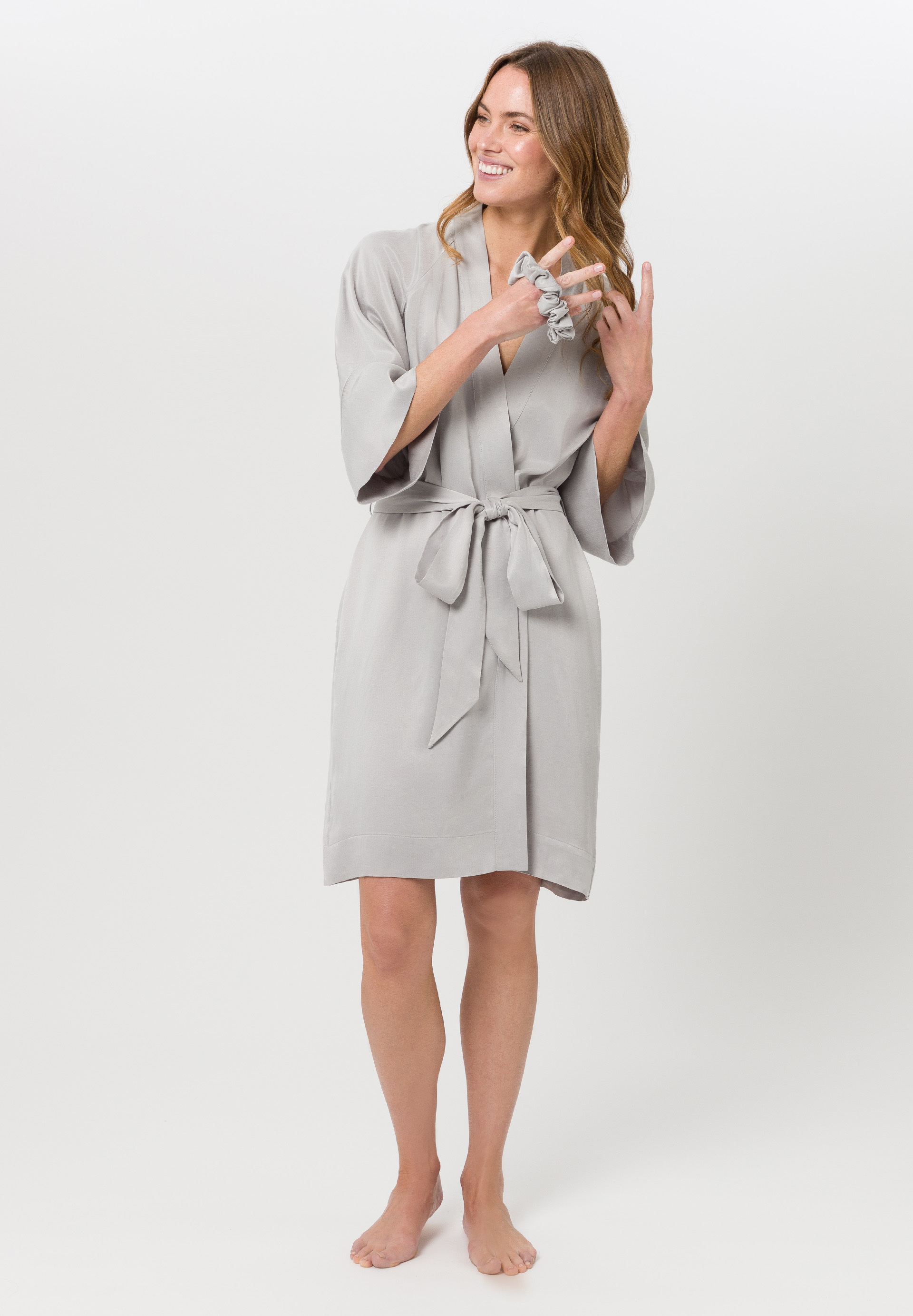 Kimono Made from cupro - Product Image 2
