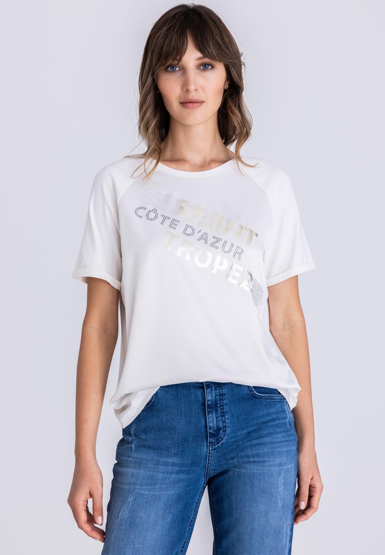 Shirt mit Metallic-Schriftzug - Produktbild 1
