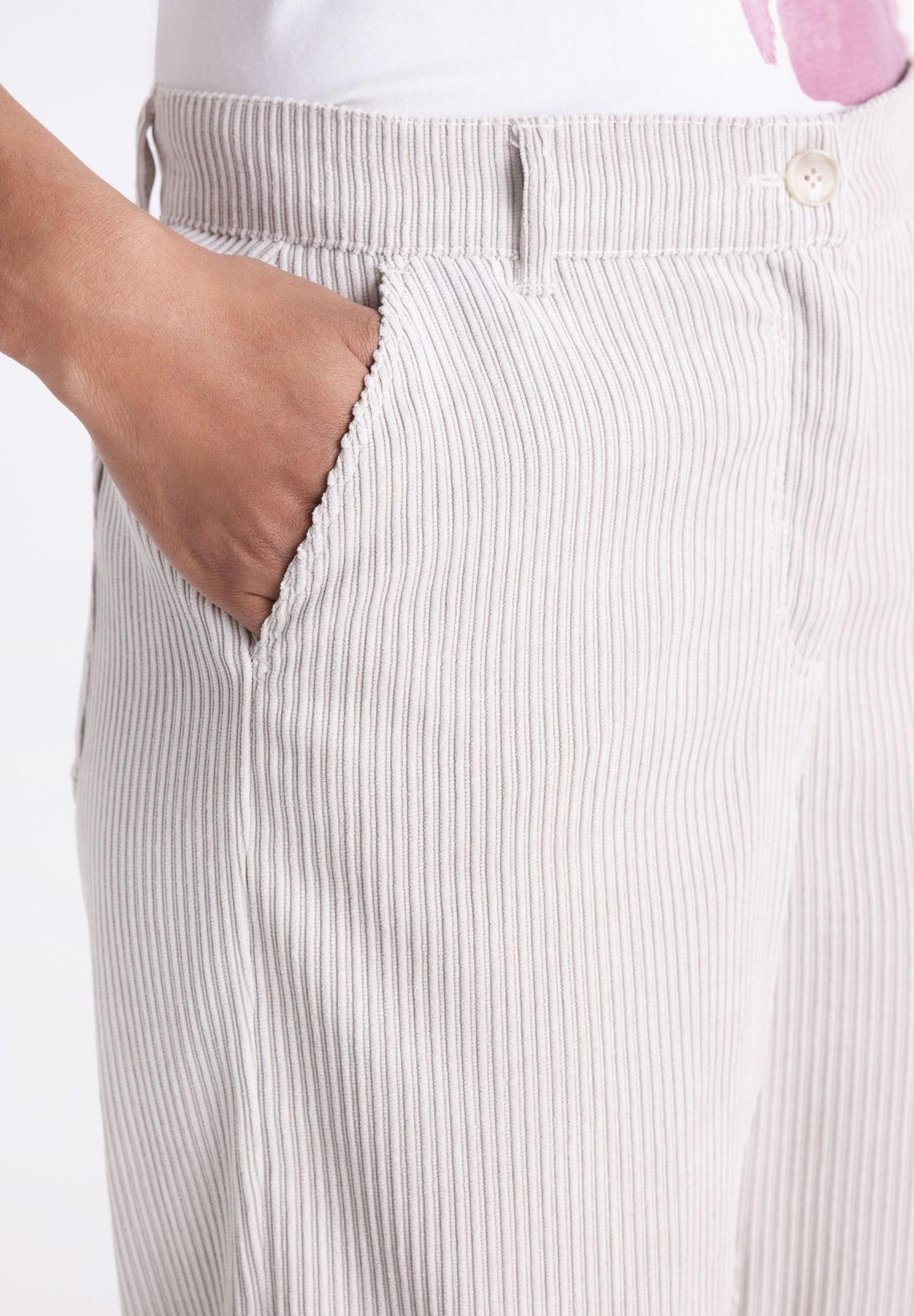 Corduroy, Hose, Beige, Seitentasche, Elastischer Bund, corduroy, pants, pocket, beige, waistband, Corduroy, Taschen, Taille, helles Grau, Hose