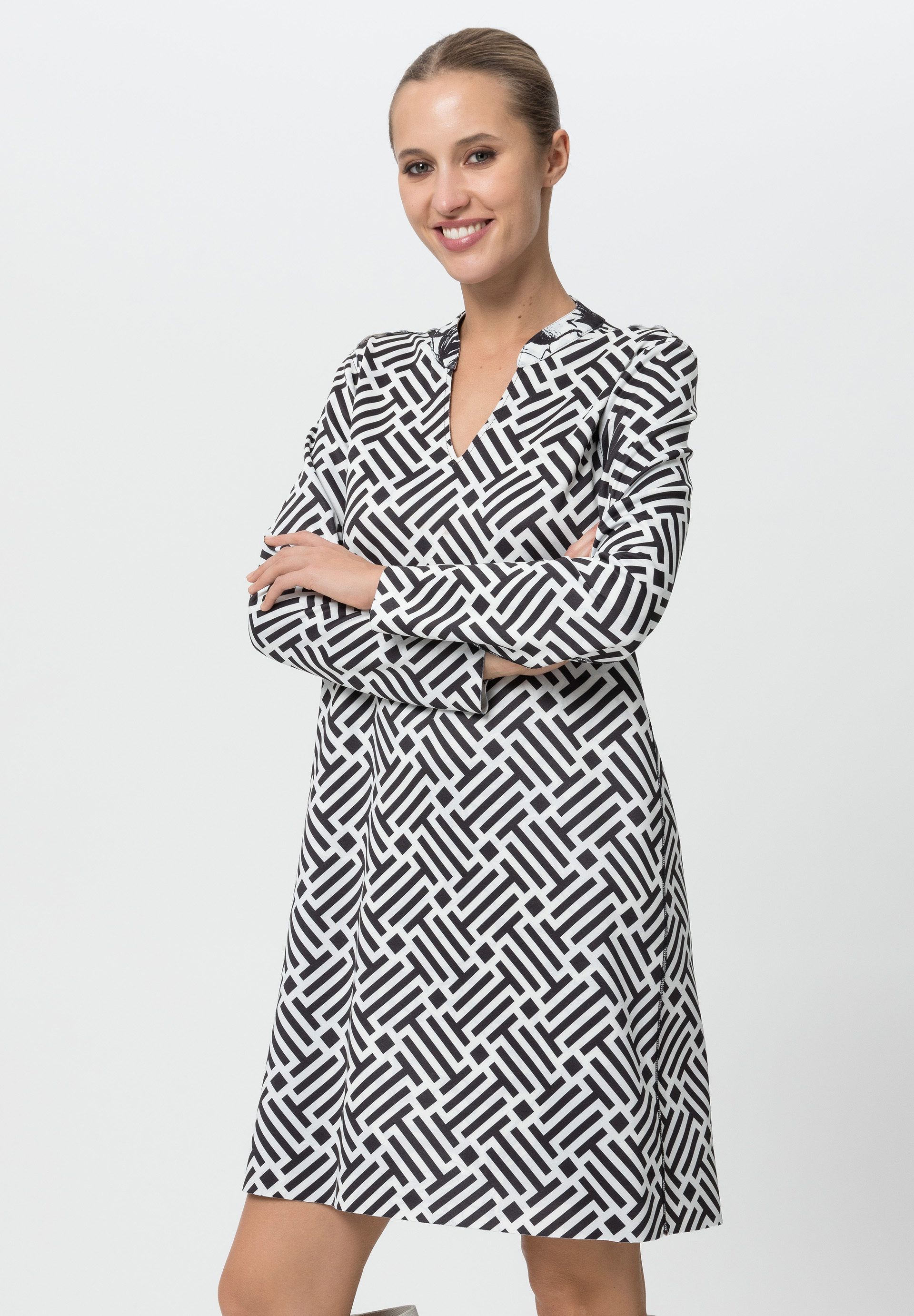 Reversible dress with all-over print - Bild 2 Reversible dress with all-over print - Bild 2