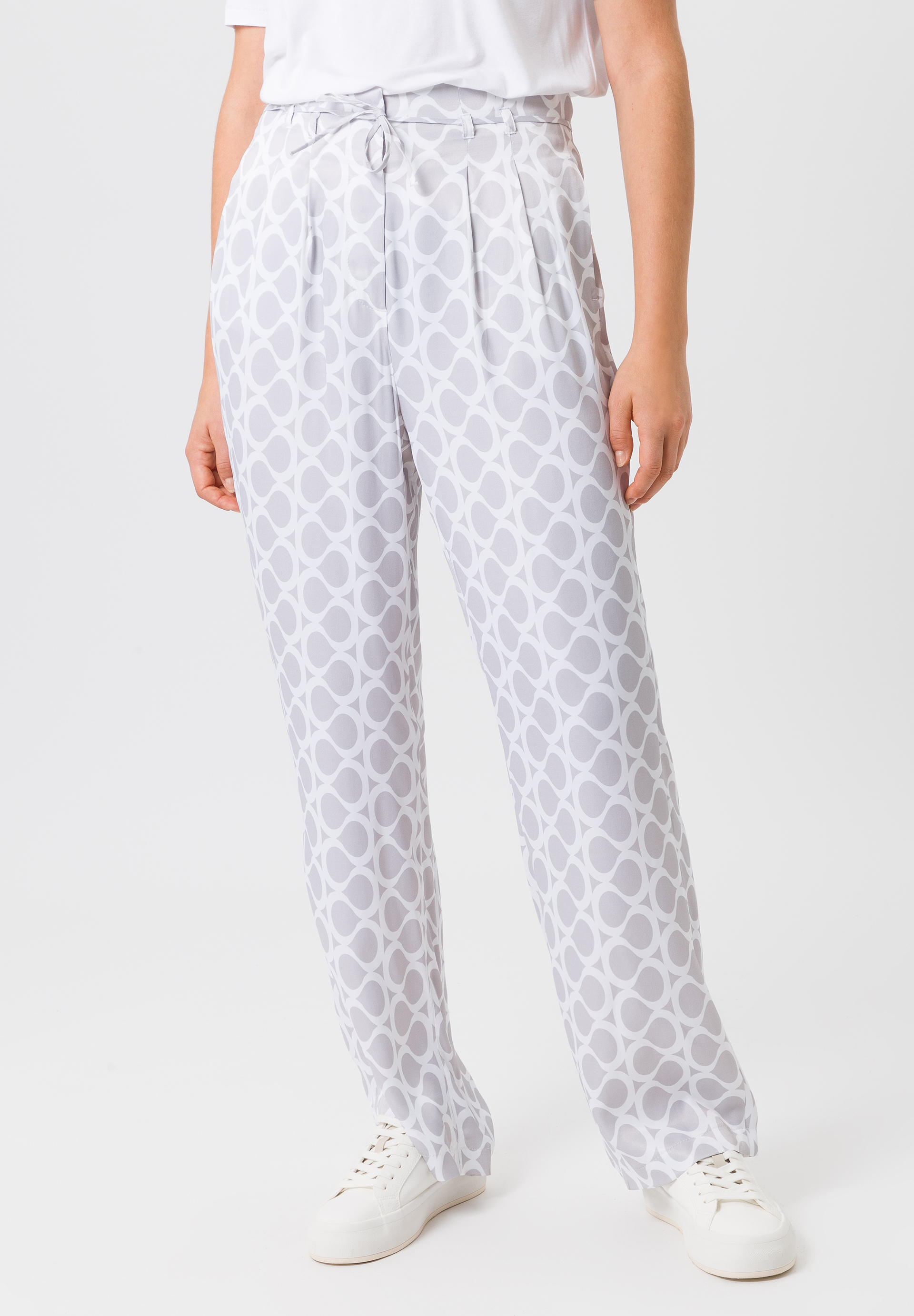 Trousers with tie belt - Bild 1 Trousers with tie belt - Bild 1