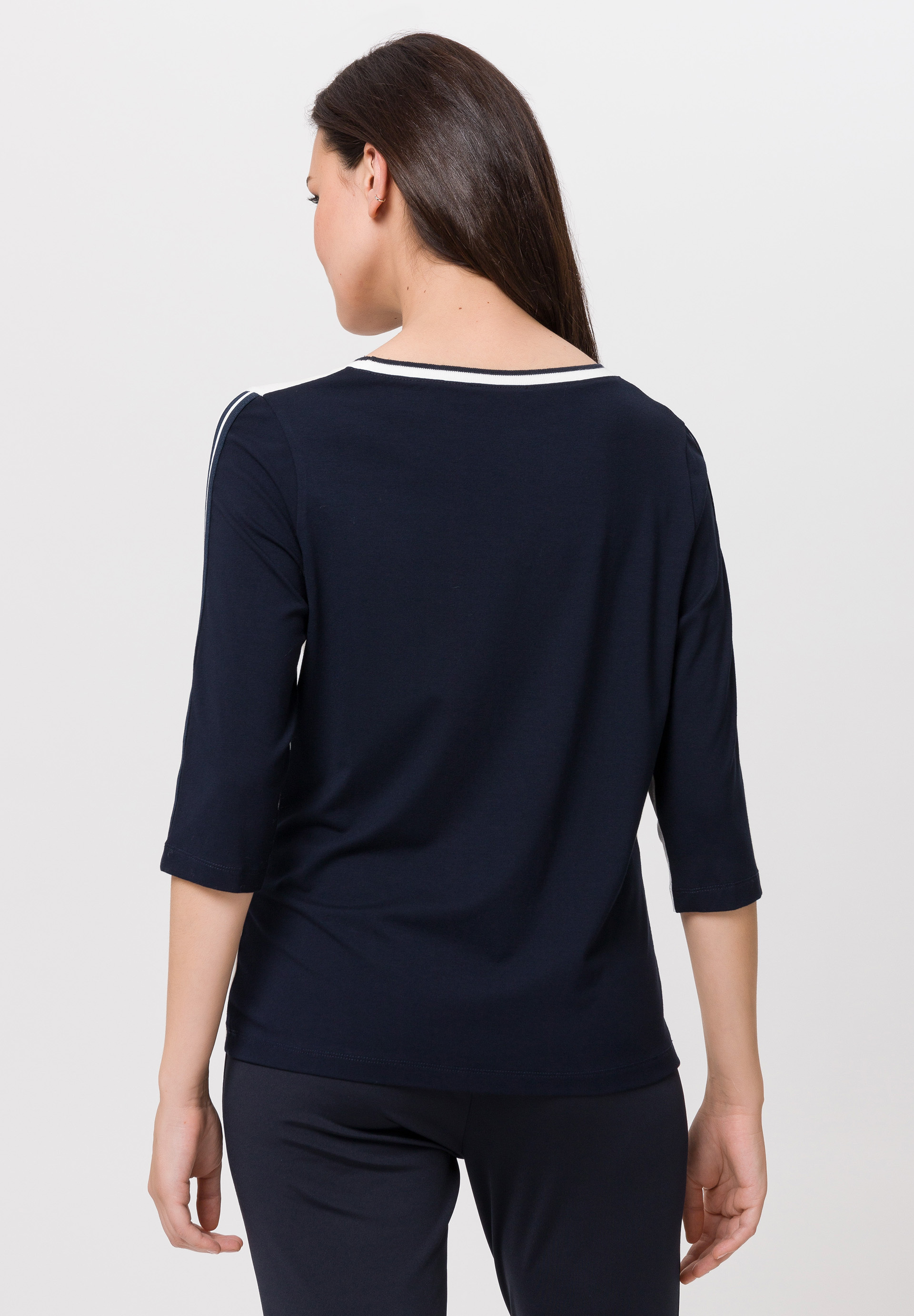 Shirt mit Frontprint und Steinchen - Bild 2