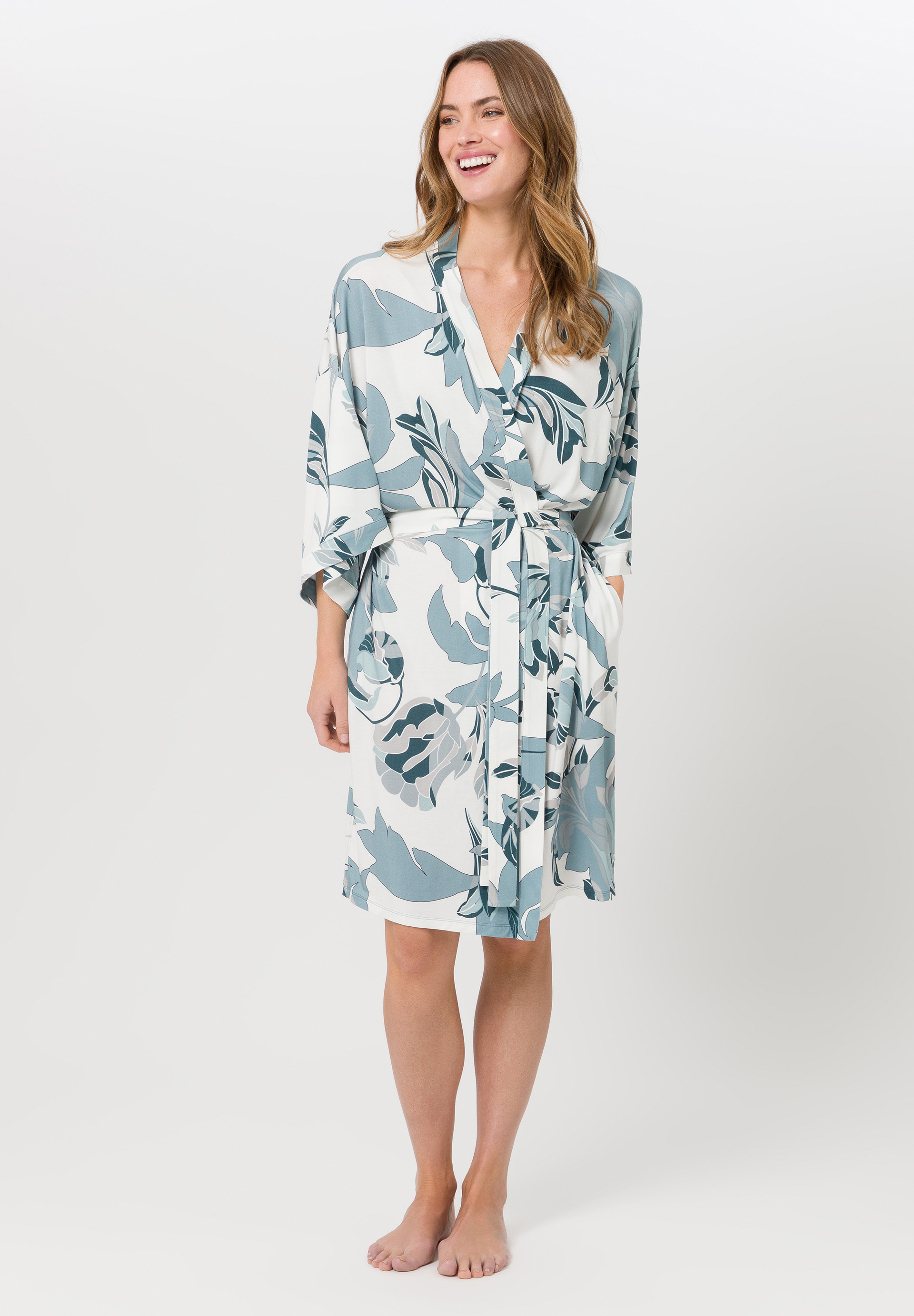 Kimono aus hautsympathischem Jersey - Bild 3 Kimono aus hautsympathischem Jersey - Bild 3