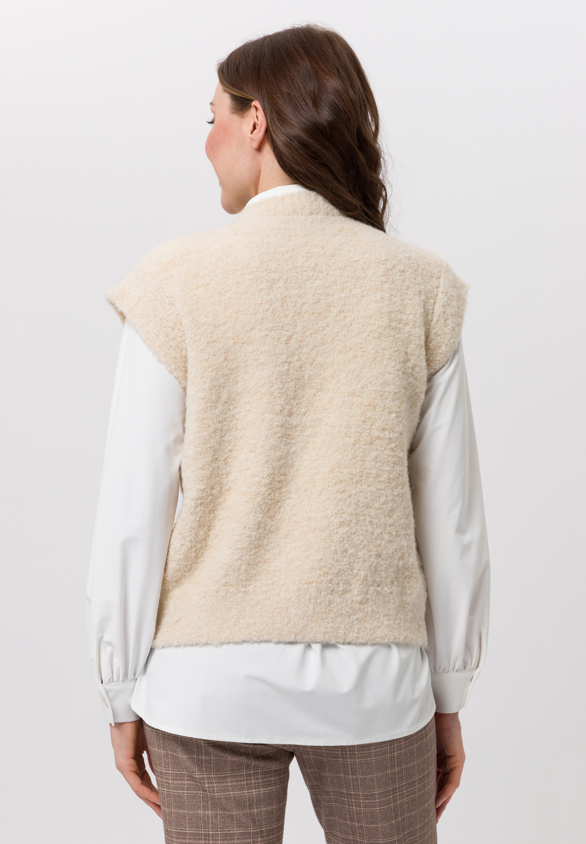 Strickweste mit Statement-Knöpfen - Bild 2 Bekleidung, Weste, Strickwaren, Pullover
