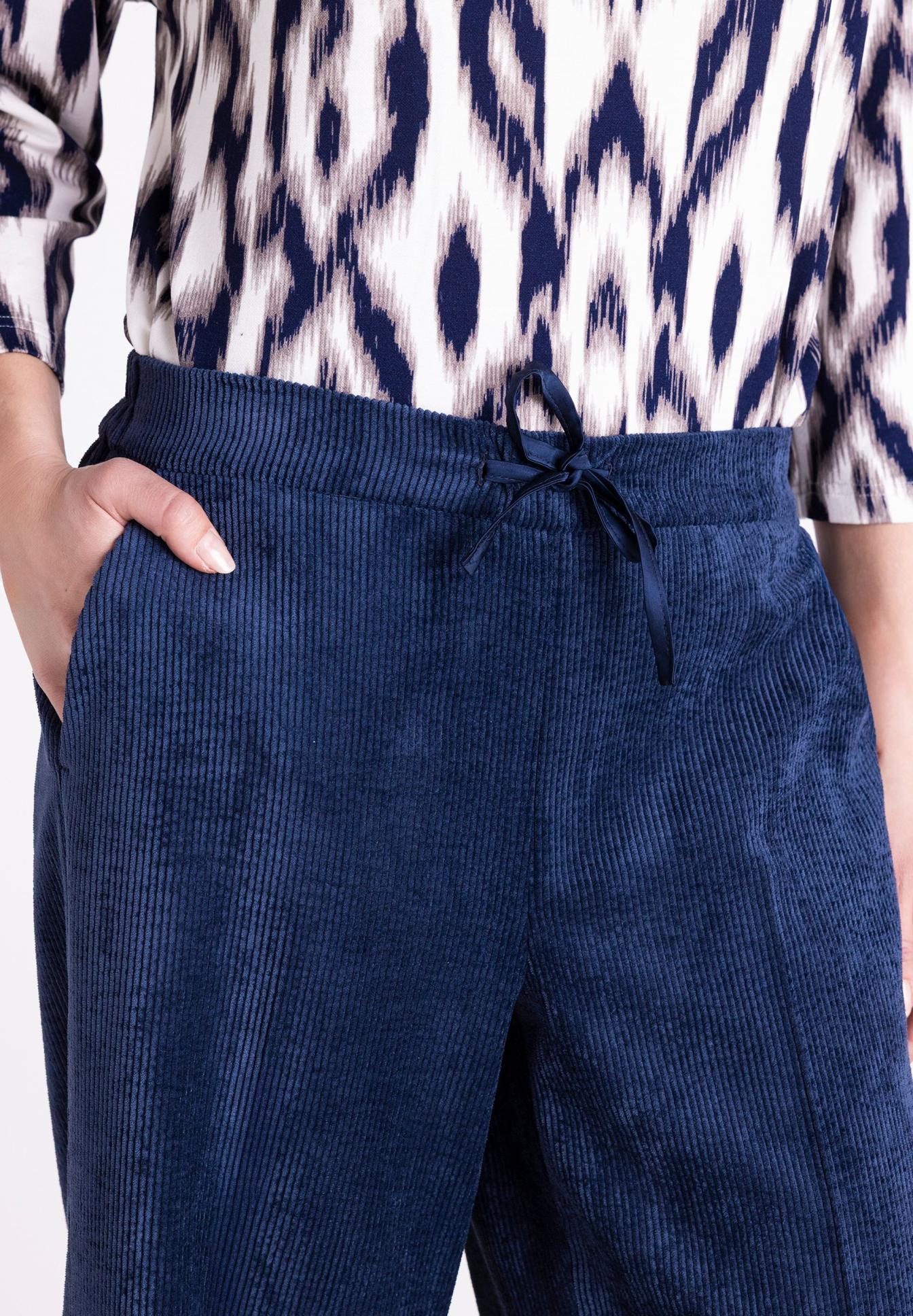Corduroy, Hose, Kordelzug, Blau, Bund, corduroy, pants, waistband, knöchellara, blue, corduroy, hosen, drawstring, blau, taschen