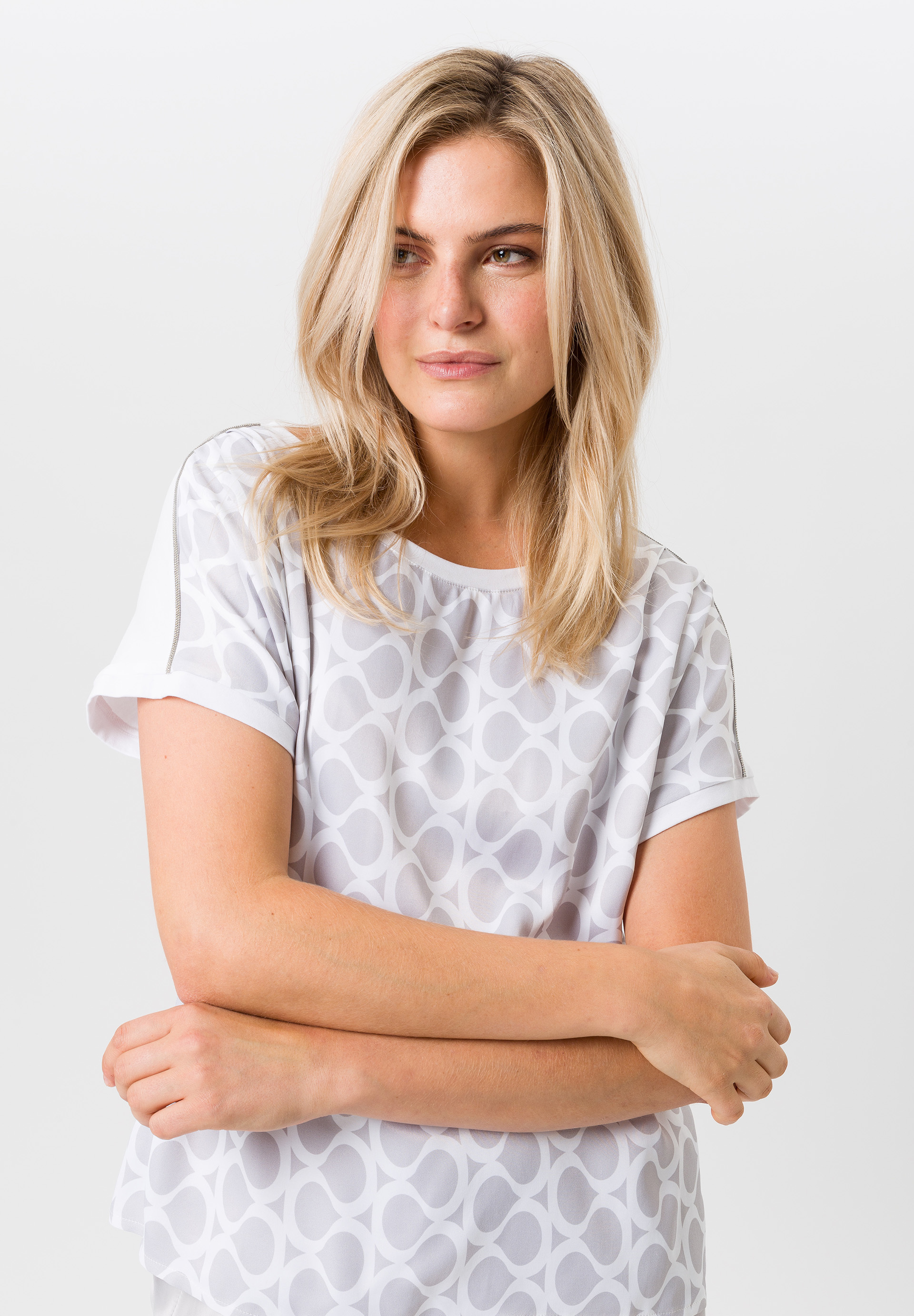 Shirt mit Print-Front - Bild 4