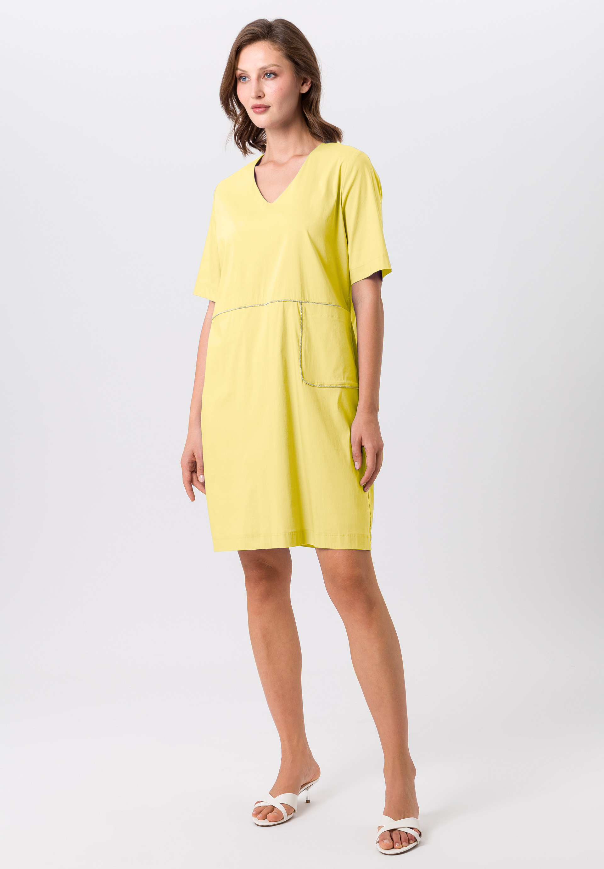 Kleid mit Glanzpaspel - Produktbild 2