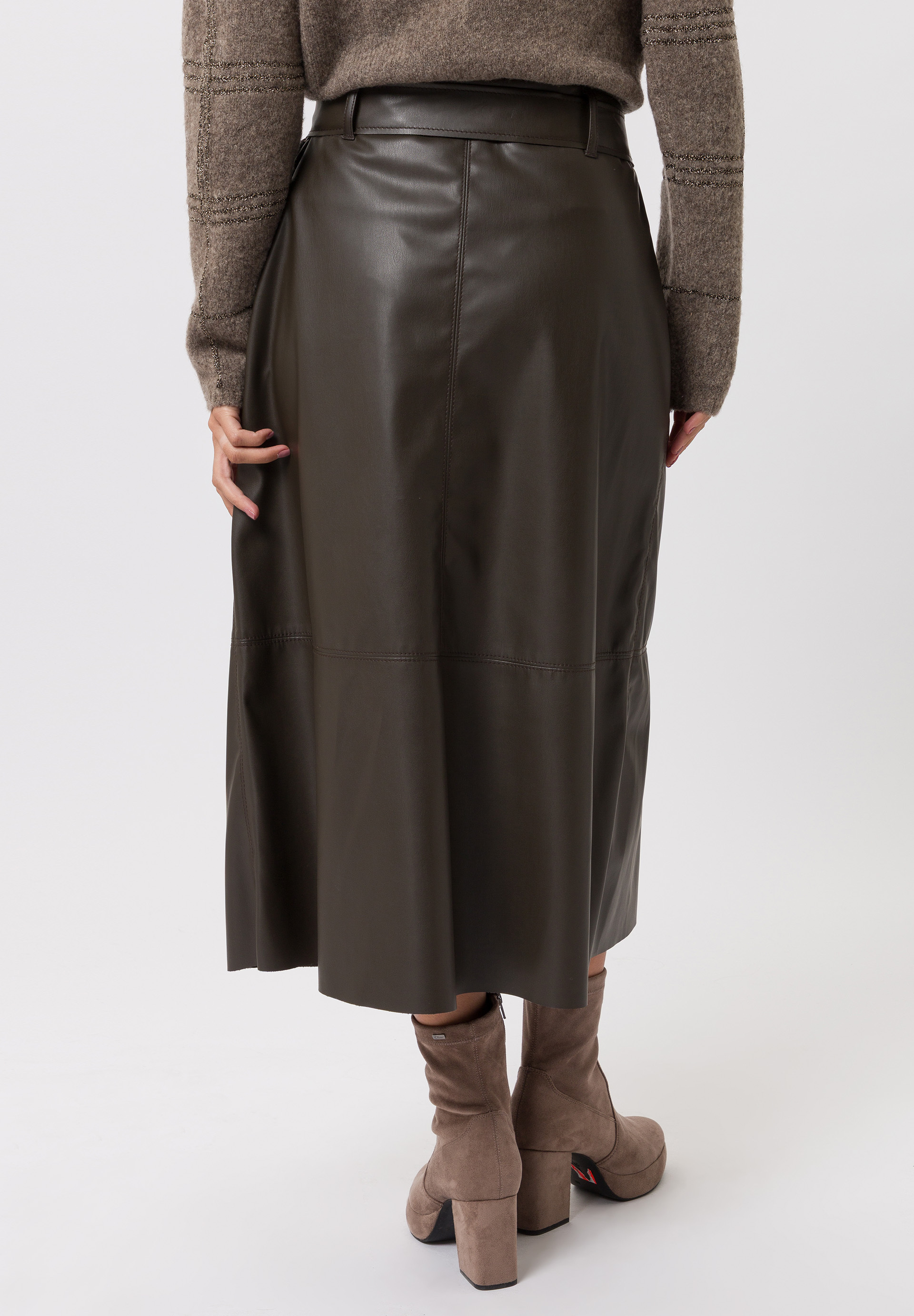 Skirt With tonal belt - Bild 2 Bekleidung, Rock, Mantel, Bekleidung, Rock, Mantel, Bekleidung, Rock, Mantel