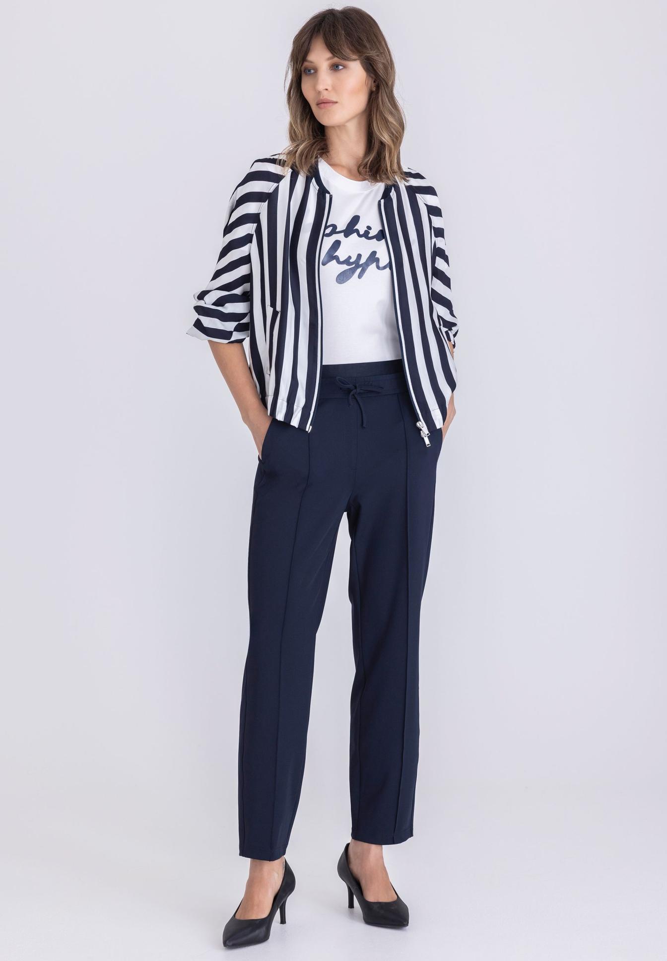 Straight Pants mit Bindeband - Produktbild 2