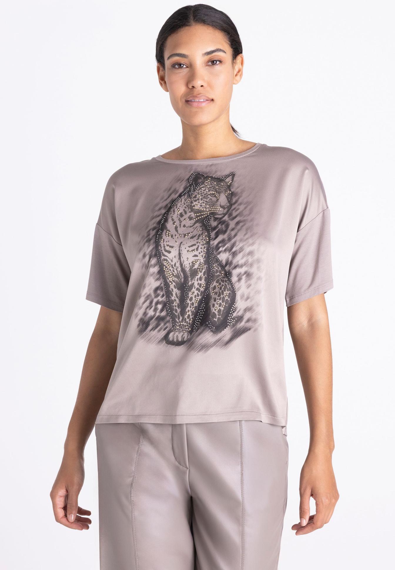 Shirt mit edler Satinfront - Produktbild 1