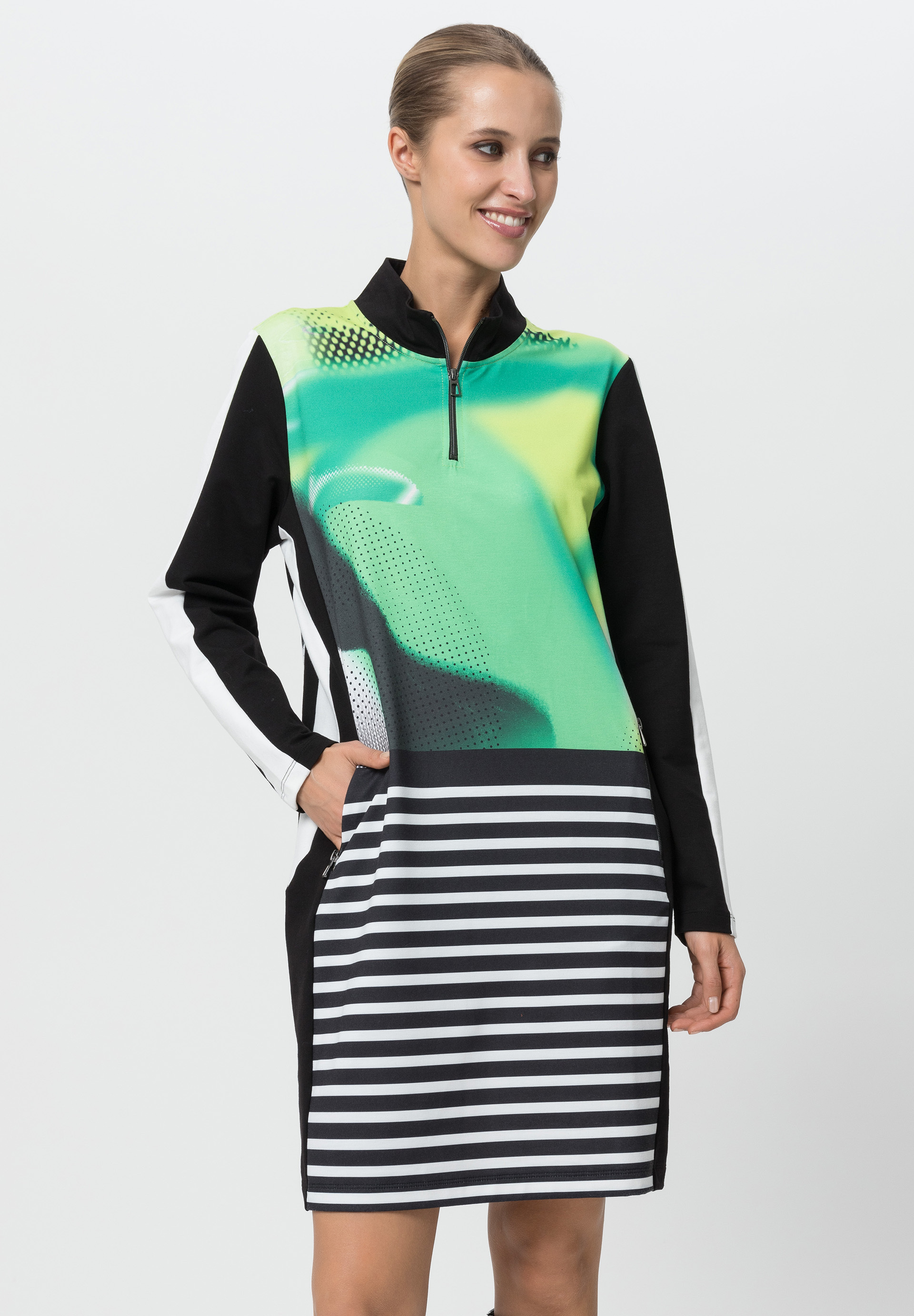Dress in a pattern mix - Product Image 1