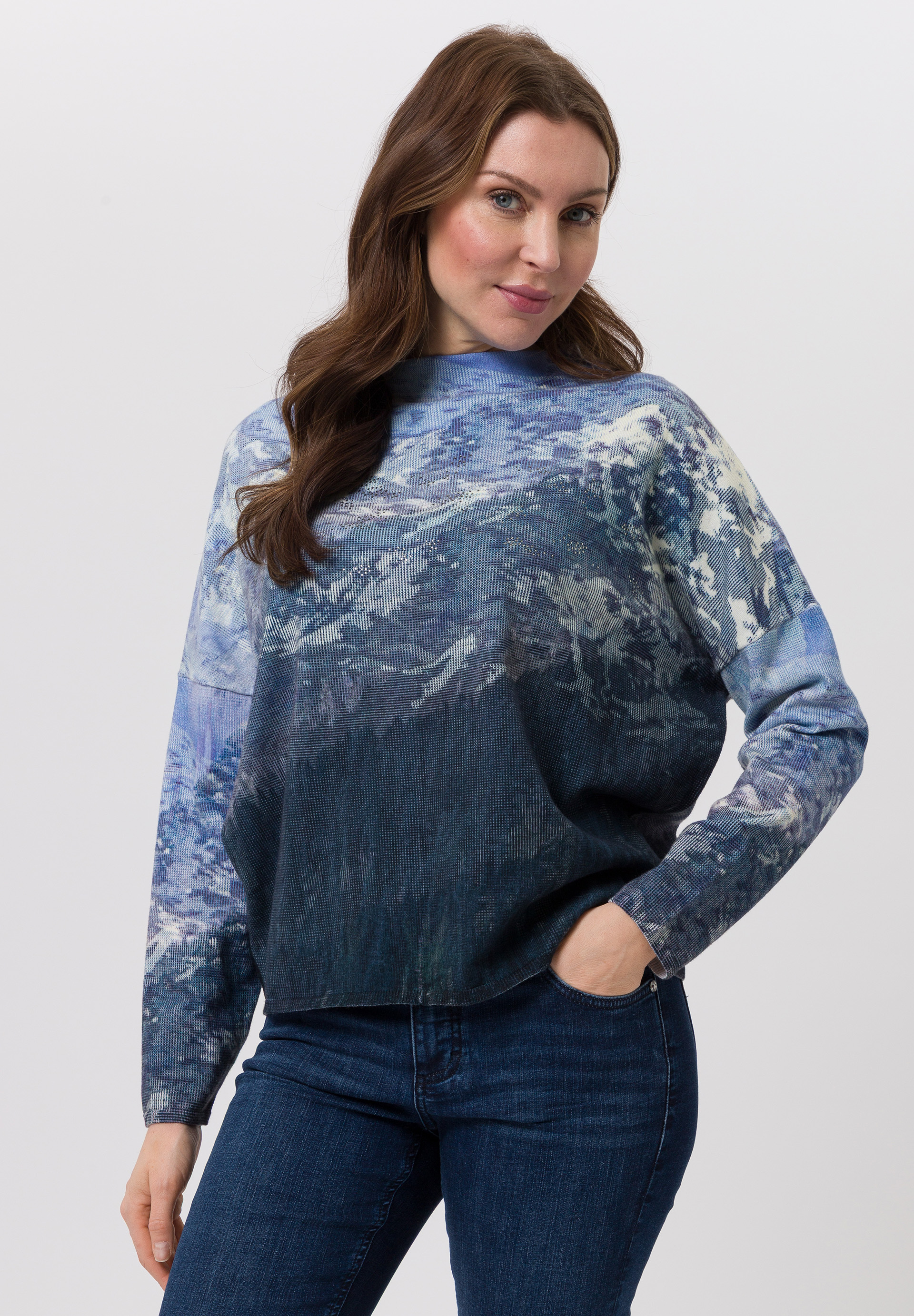 Strickpullover in markantem Print - Produktbild 1