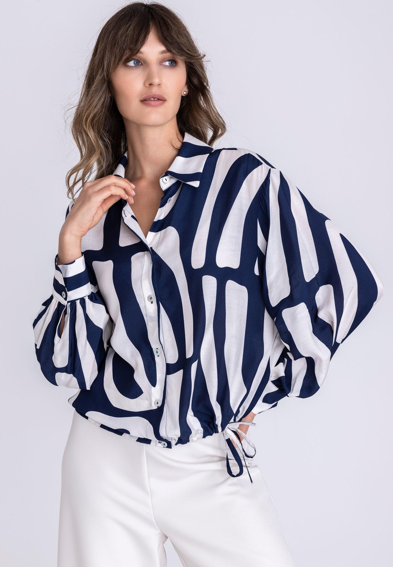 Bluse mit Bindeband - Produktbild 1