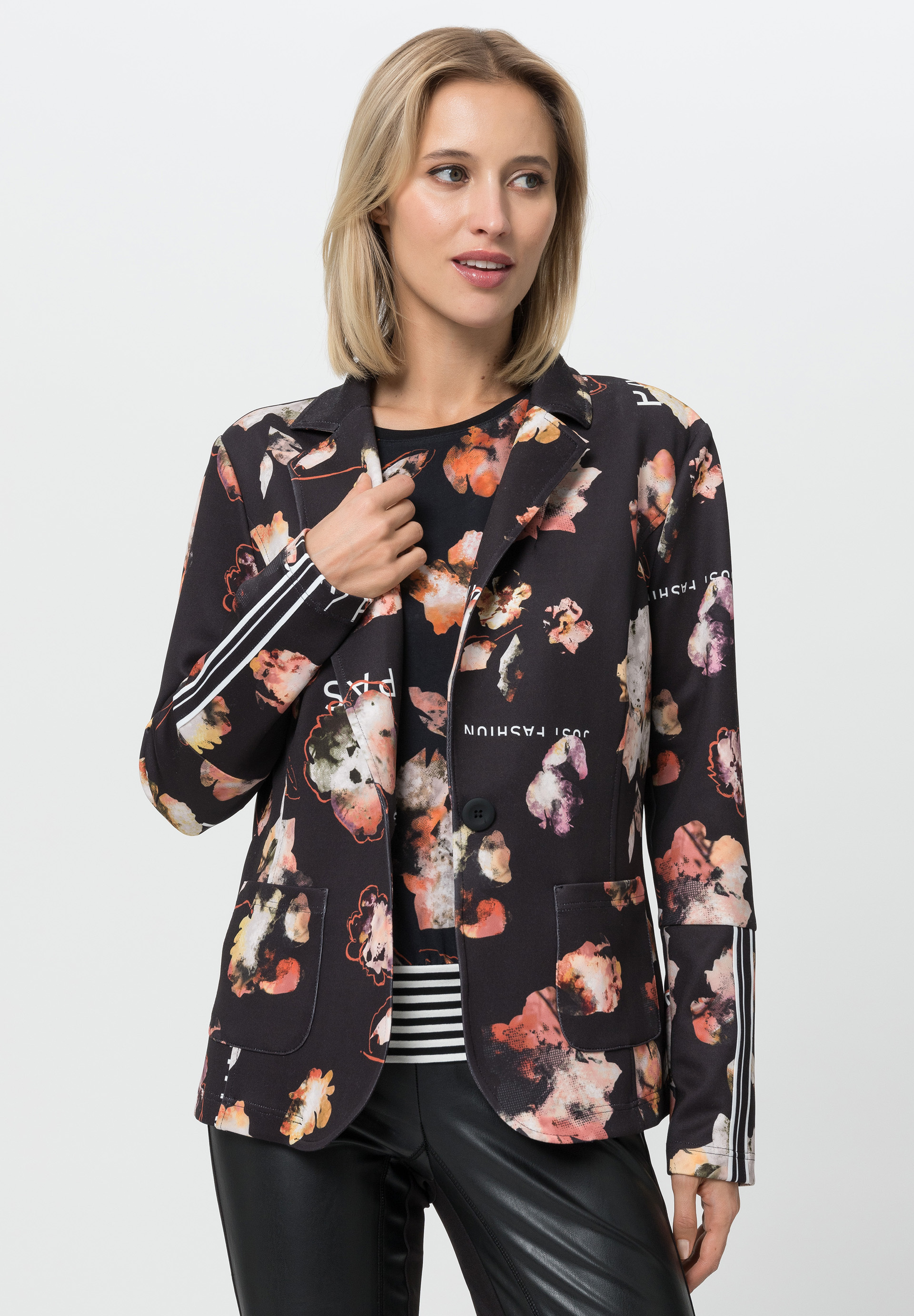 Blazer with all-over print - Product Image 1