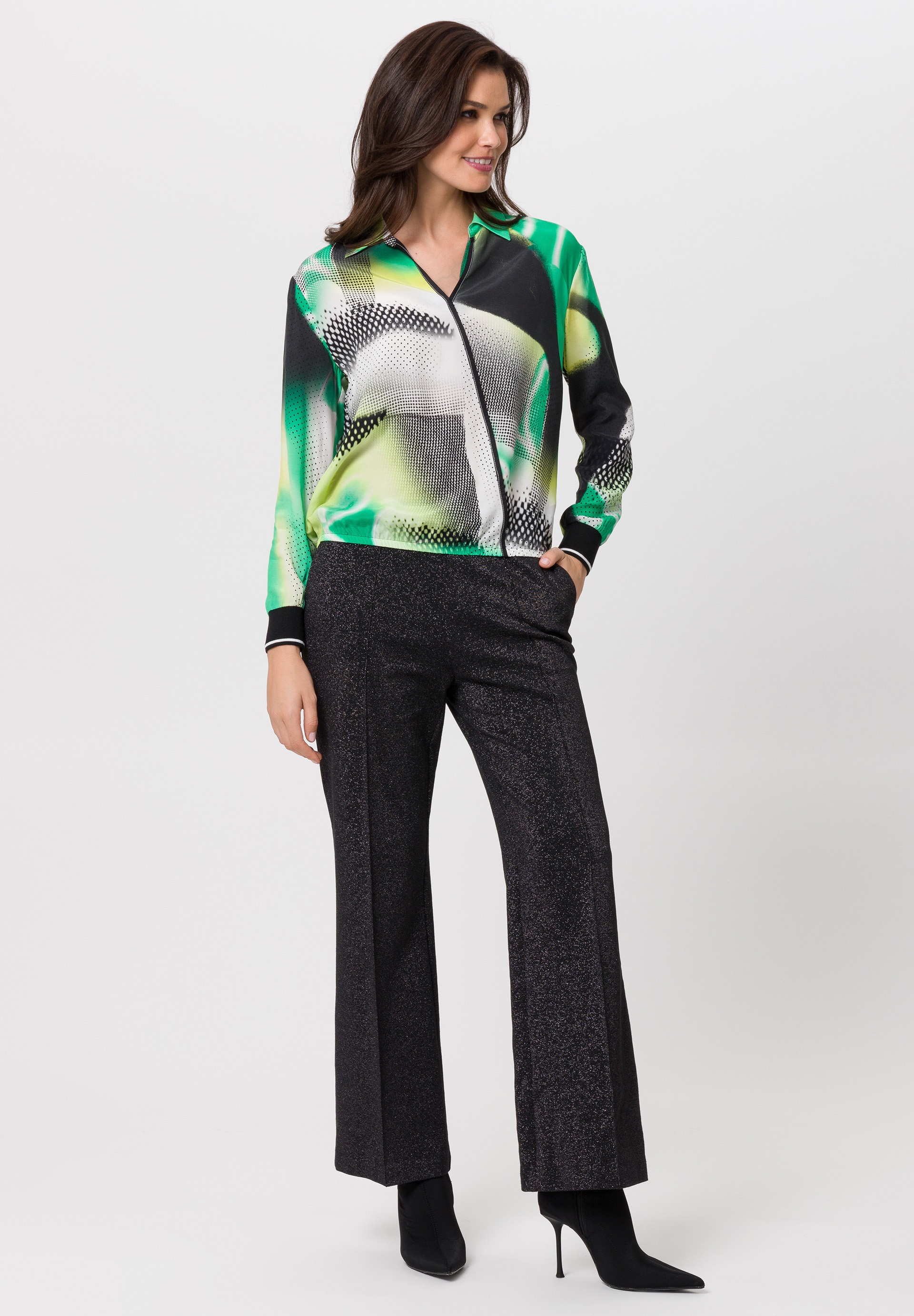 Slip blouse with all-over print - Product Image 2